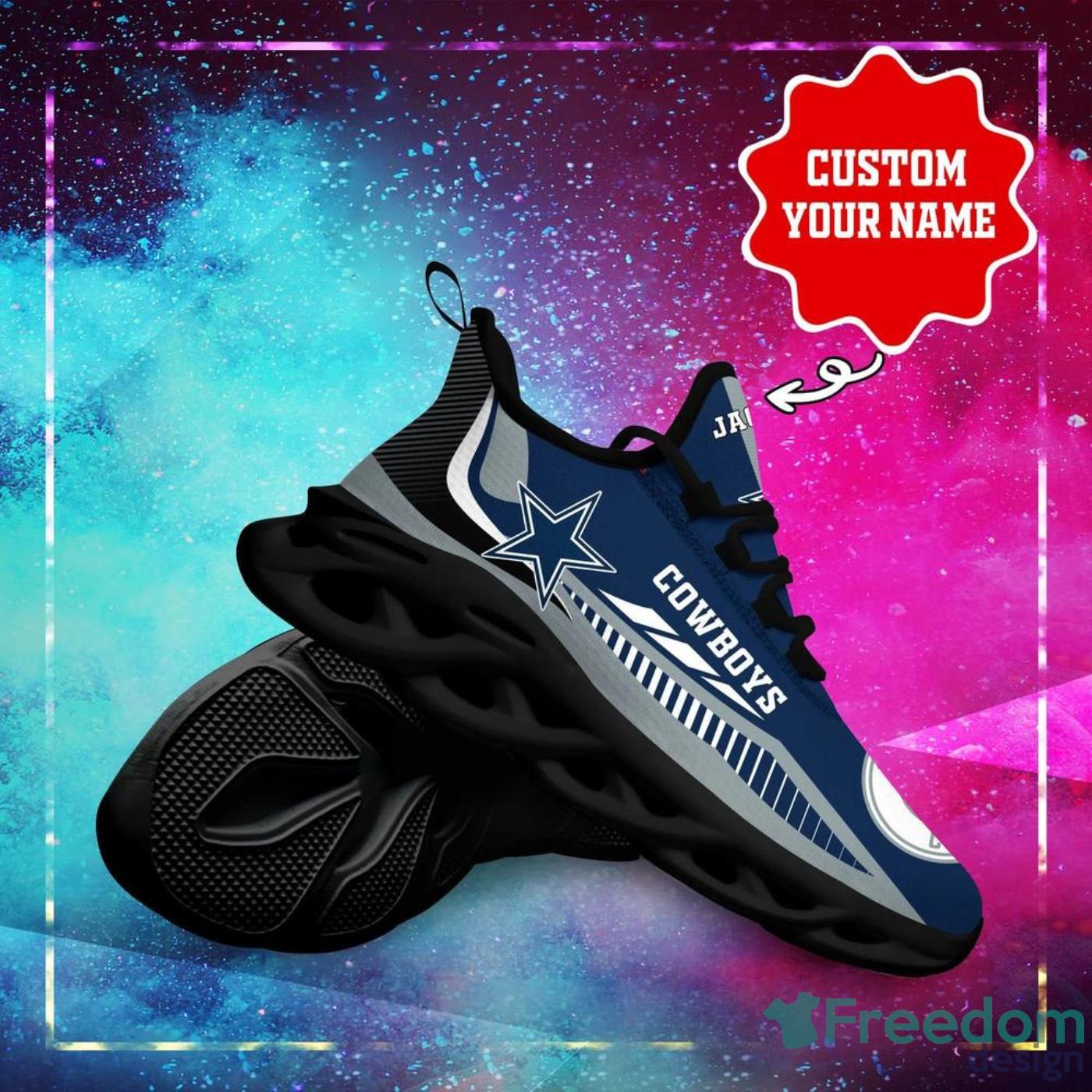 Dallas Cowboys NFL 3D Clunky Max Soul Shoes - Freedomdesign