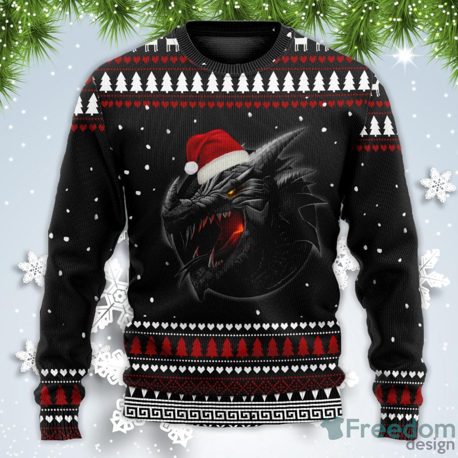 Dragon Merry Stronger Christmas Sweatshirt Sweater Product Photo 5 Dragon Merry Stronger Christmas Sweatshirt Sweater Product Photo 5