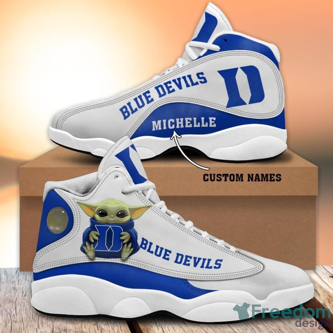 Detroit Lions Air Jordan Hightop Shoes - Freedomdesign