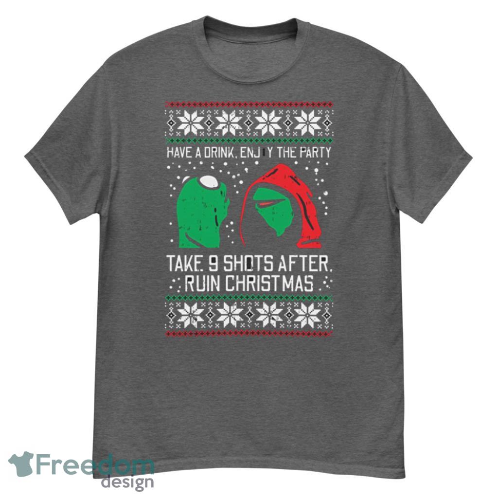 Evil Frog Meme Take 9 Shorts After Ruin Christmas Shirt - G500 Men’s Classic T-Shirt-1