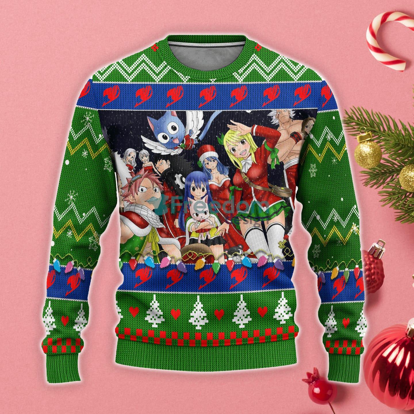 One Piece Anime Characters Xmas Wool Ugly Anime Christmas Sweater  Bring  Your Ideas Thoughts And Imaginations Into Reality Today