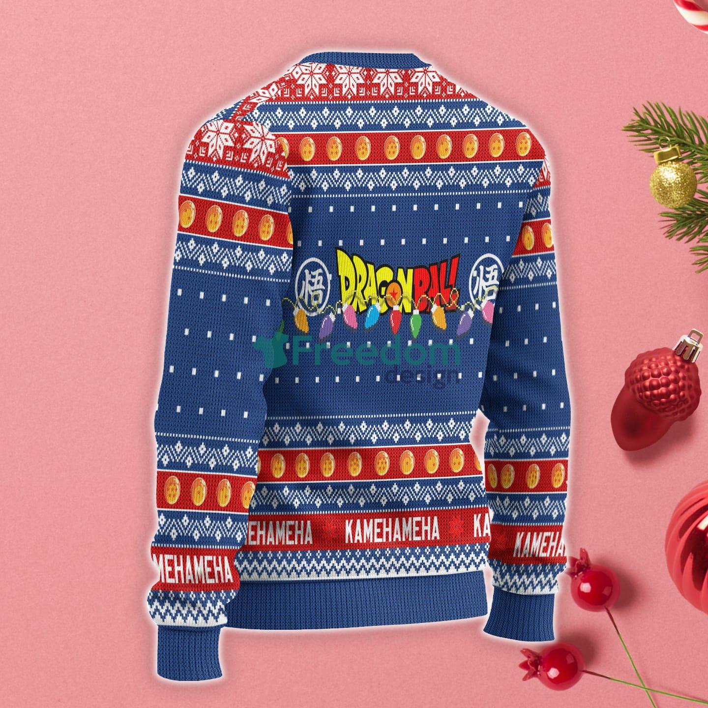 Future Trunks Dragon Ball Anime Christmas Gift Ugly Christmas Sweater image Future Trunks Dragon Ball Anime Christmas Gift Ugly Christmas Sweater Product Photo 2