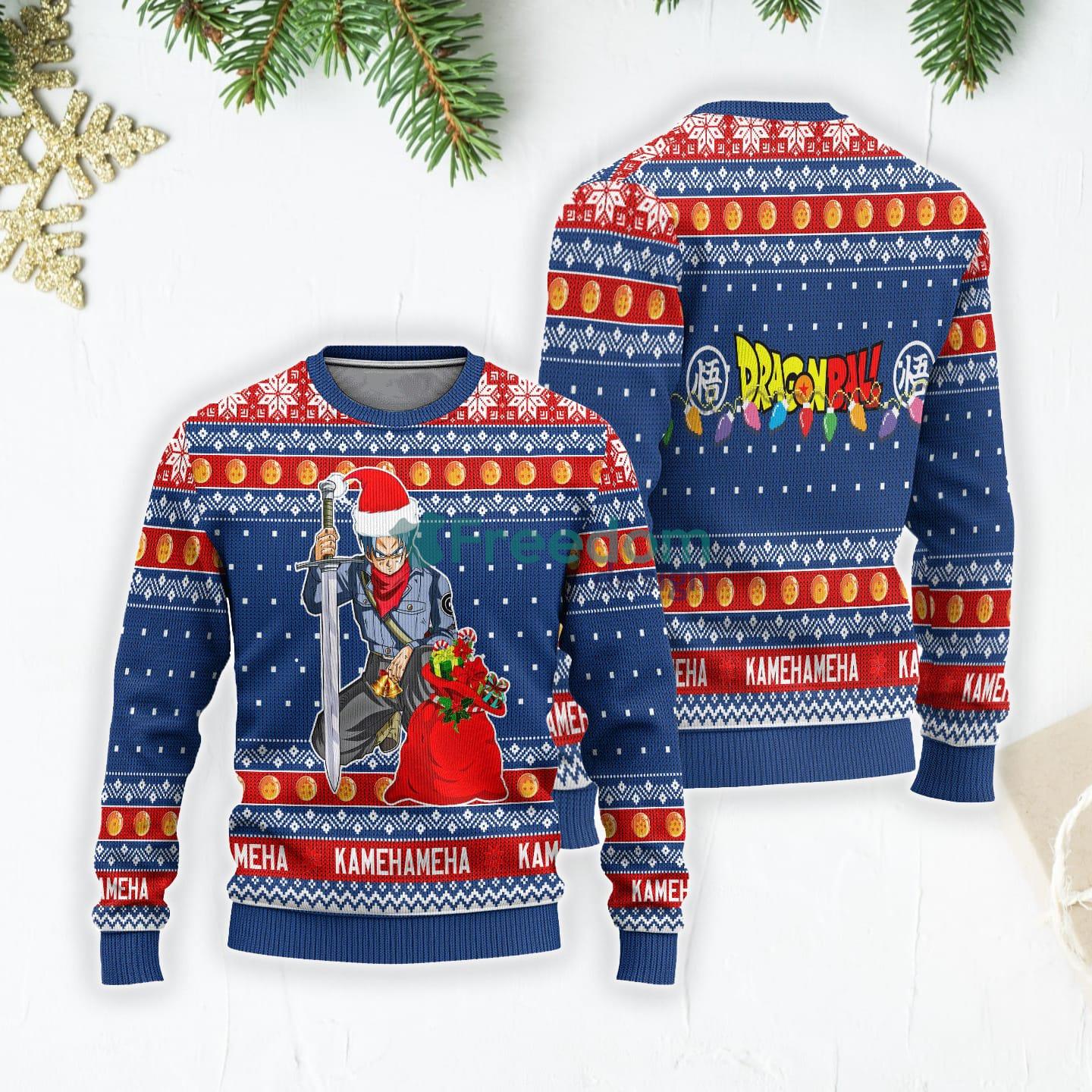 Future Trunks Dragon Ball Anime Christmas Gift Ugly Christmas Sweater Product Photo 3 Future Trunks Dragon Ball Anime Christmas Gift Ugly Christmas Sweater Product Photo 3