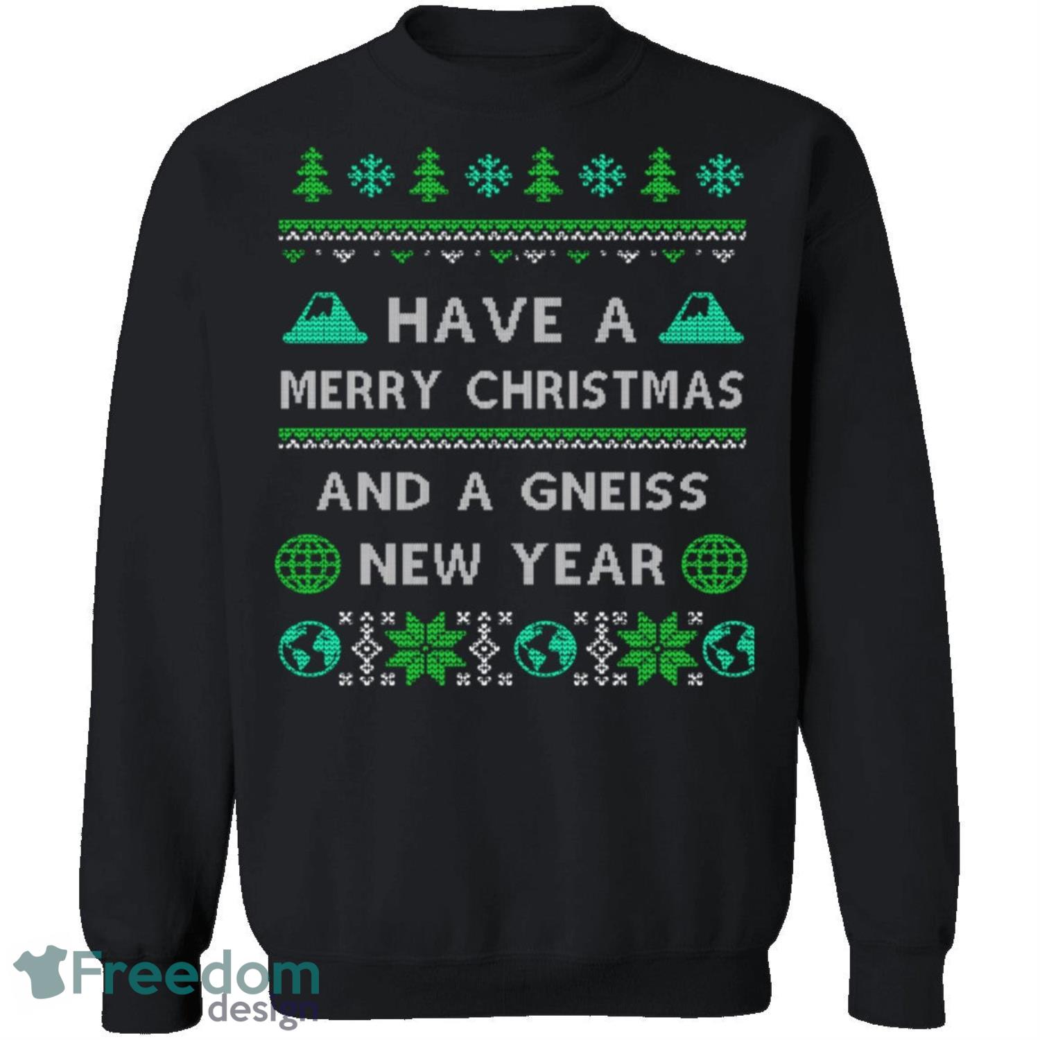 Gneiss New Year Geology Knitting Pattern Ugly Christmas Sweatshirt - gneiss-new-year-geology-knitting-pattern-ugly-christmas-sweatshirt-2