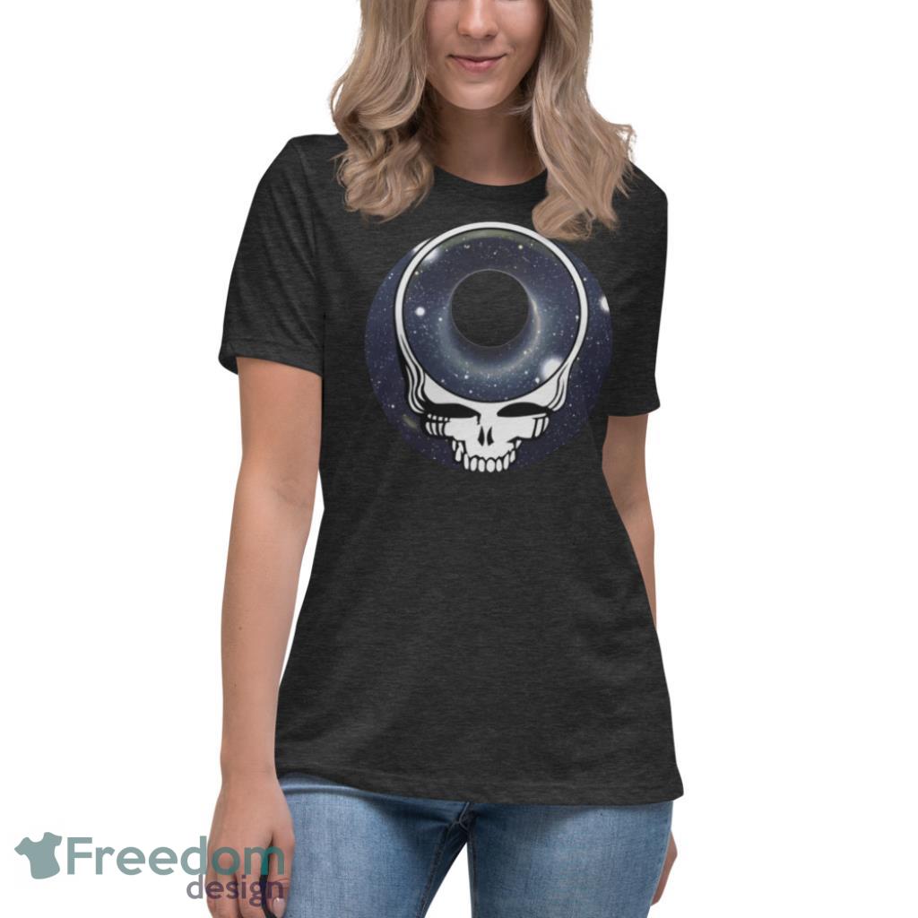 Grateful Dead Steal Your Face Galaxy T Shirt - Womens Relaxed Short Sleeve Jersey Tee-1 Grateful Dead Steal Your Face Galaxy T Shirt - Womens Relaxed Short Sleeve Jersey Tee-1