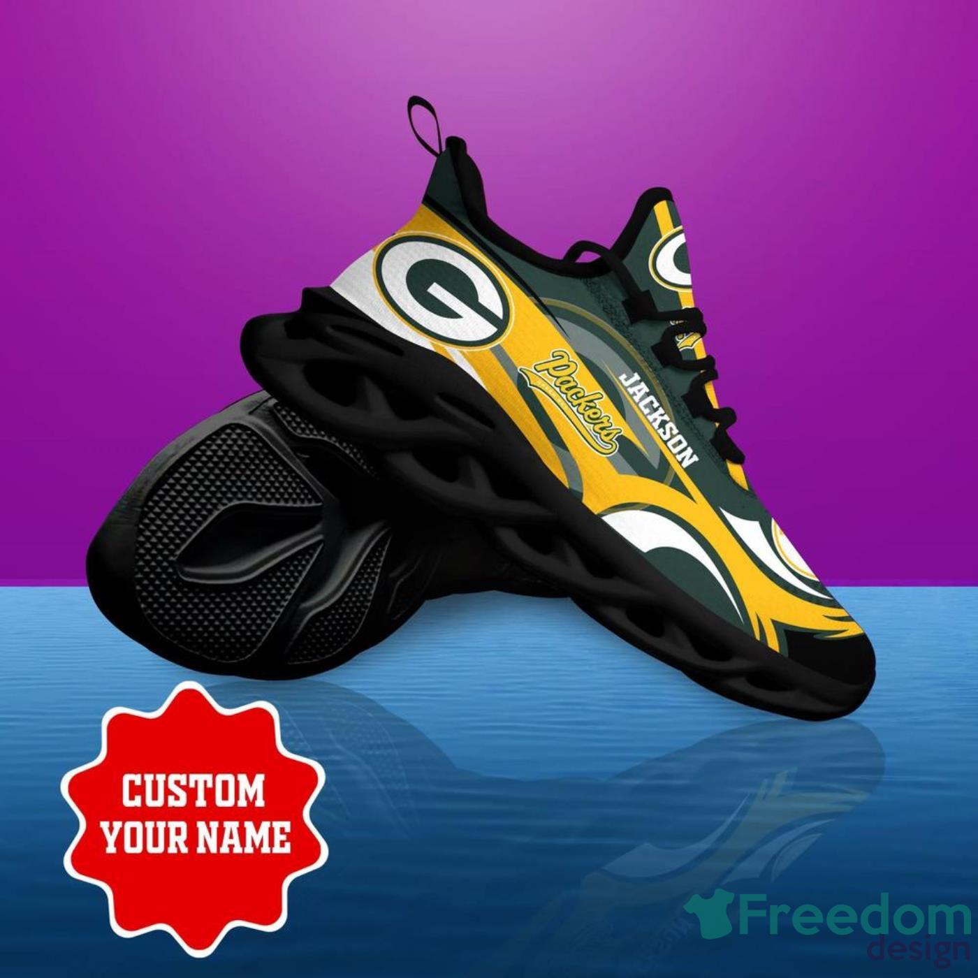 Green Bay Packers Unisex Sneaker Football Custom Shoes Green Bay