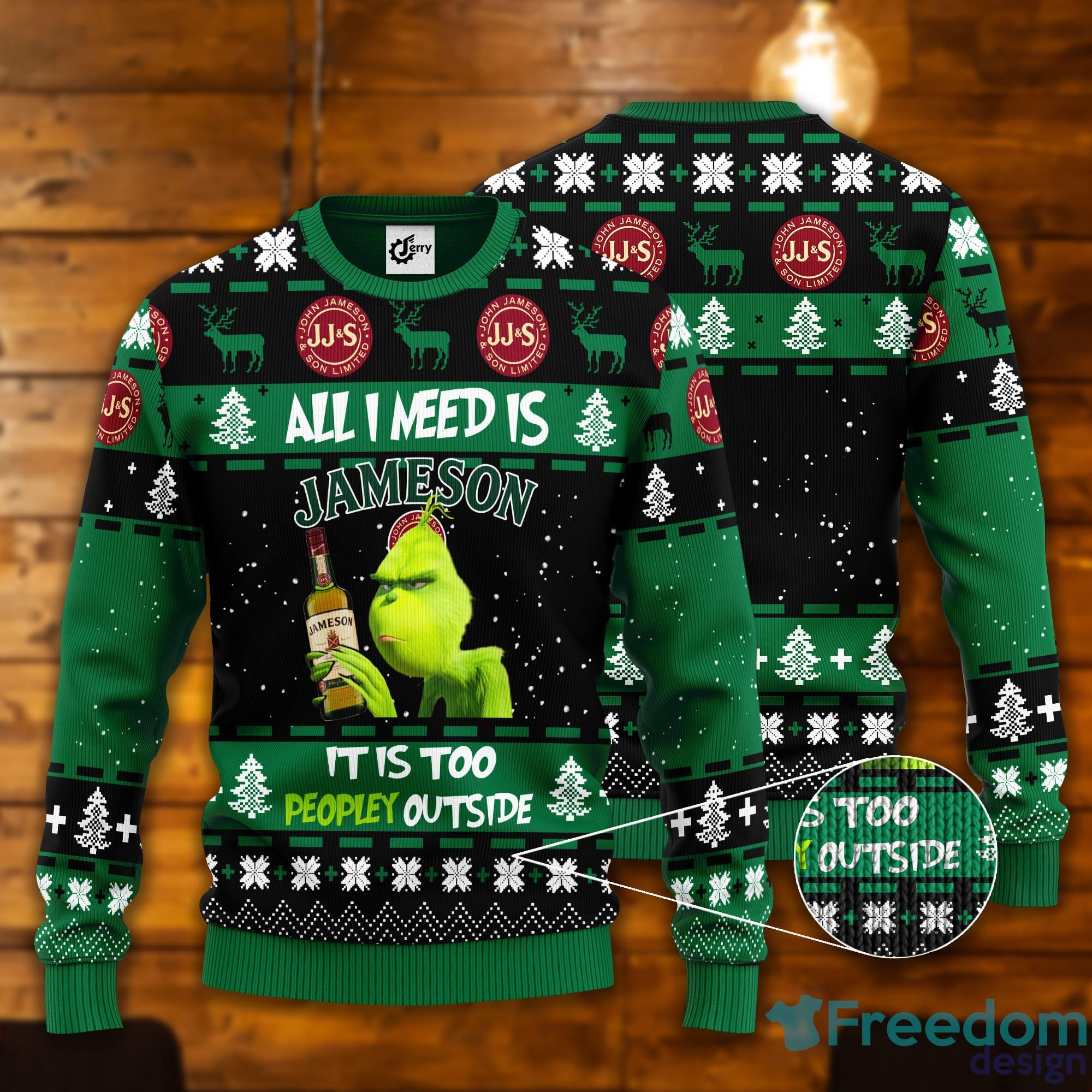 Denver Broncos Funny Grinch Ugly Christmas Sweater - Freedomdesign