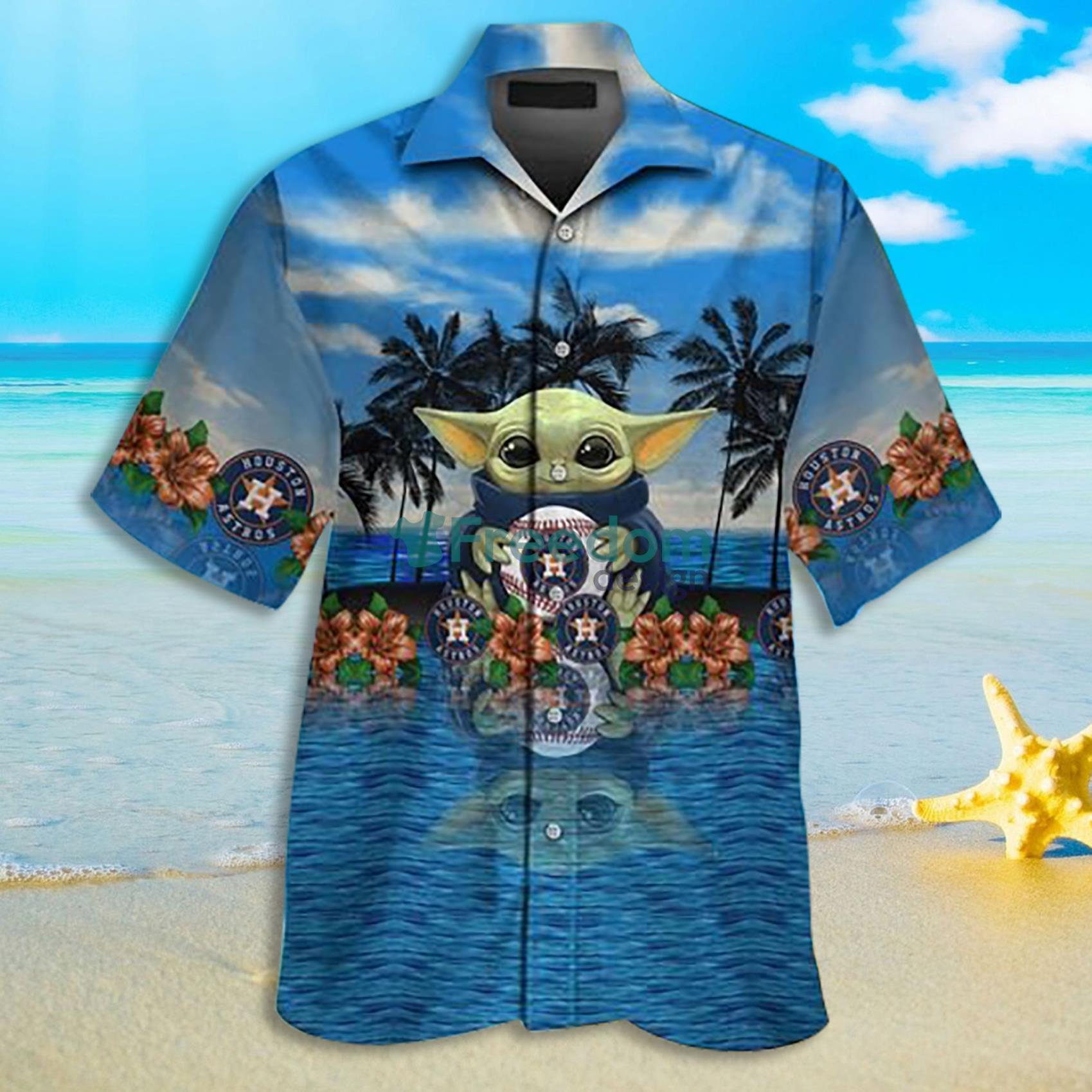 Custom Name And Number Houston Astros Stars Rainbow Hawaiian Shirt -  Banantees