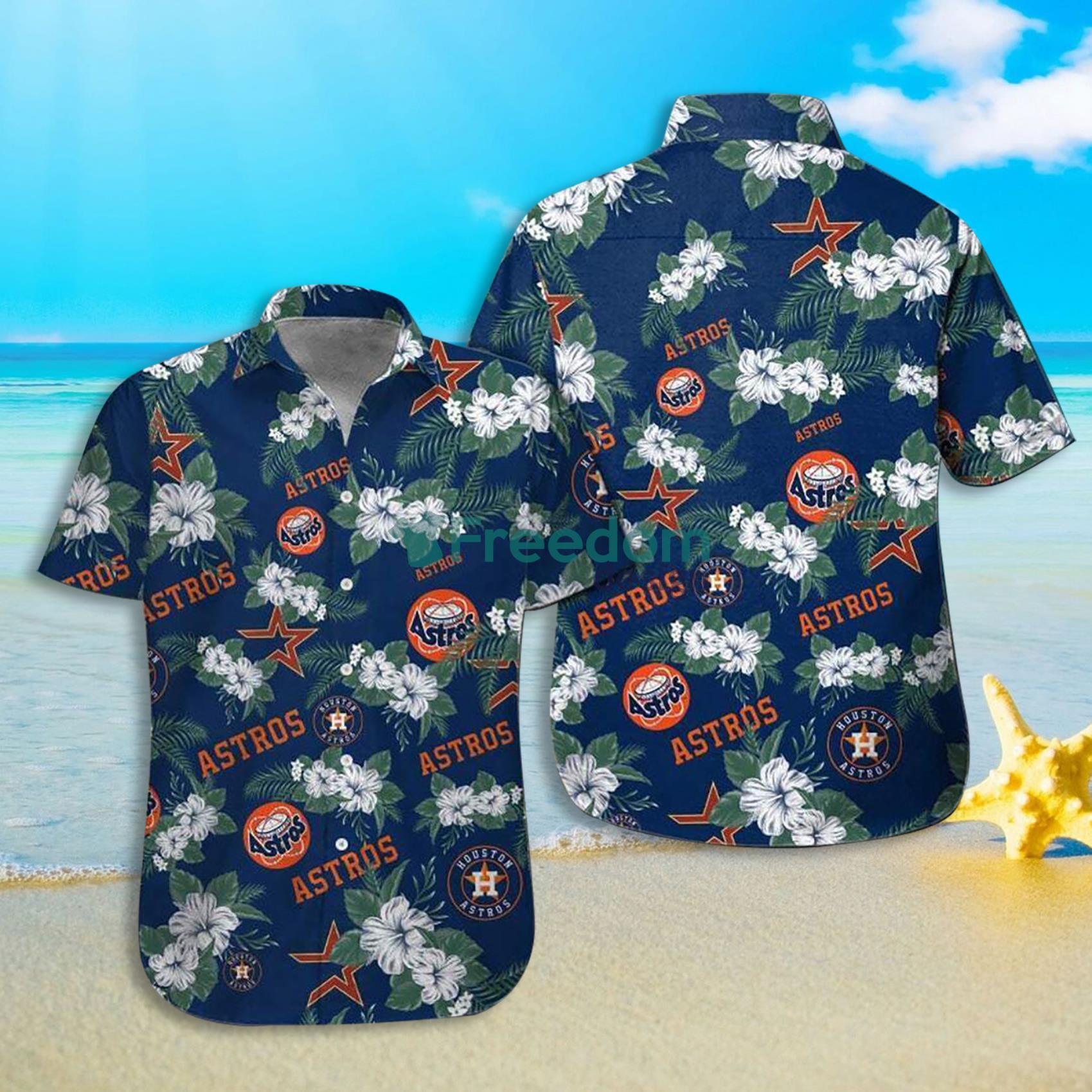 Houston Astros Flamingos Pattern Tropical Short Sleeves Hawaiian Shirt -  Freedomdesign