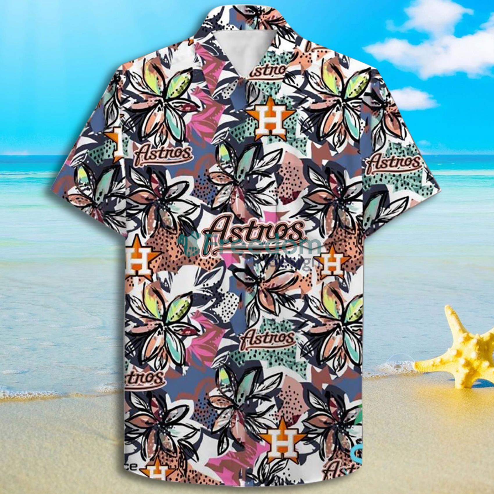 Houston Astros Flamingos Pattern Tropical Short Sleeves Hawaiian Shirt -  Freedomdesign