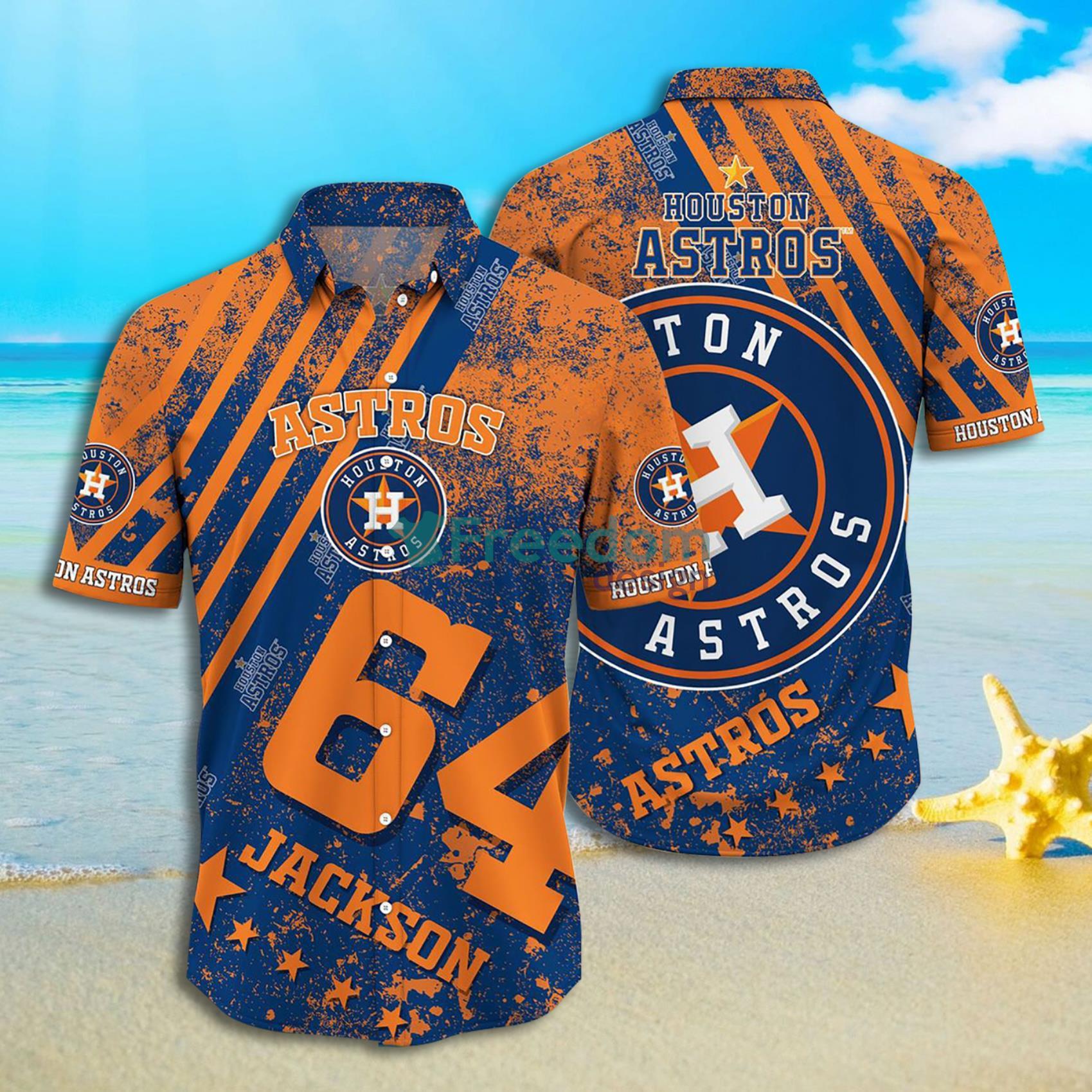 Houston Astros MLB Fruit Tropical Short Sleeves Hawaiian Shirt -  Freedomdesign