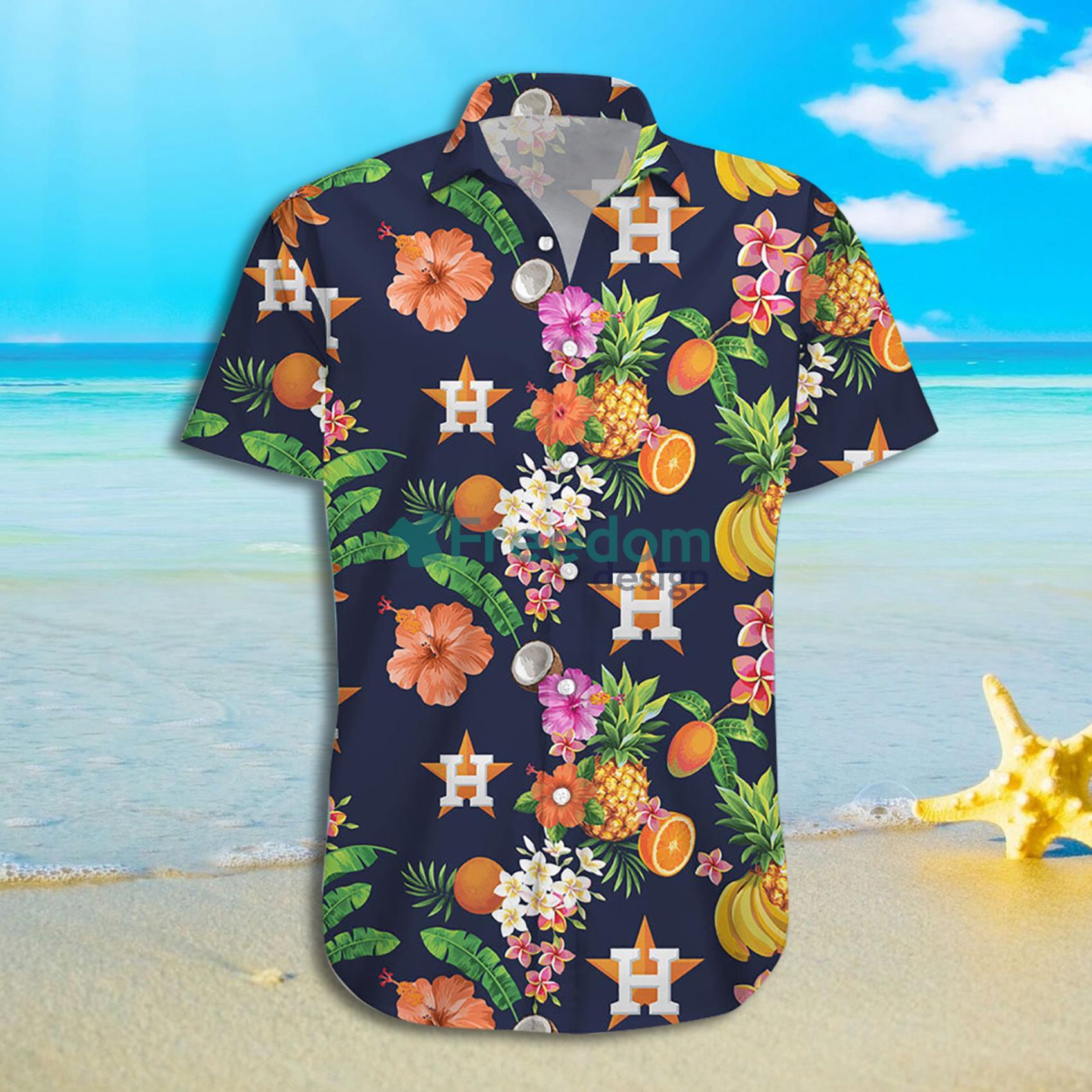 Houston Astros MLB Fruit Tropical Short Sleeves Hawaiian Shirt -  Freedomdesign