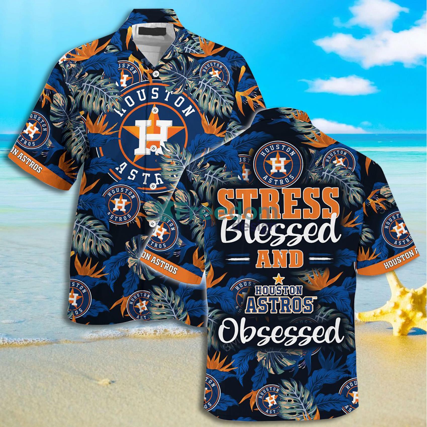 Houston Astros Logo MLB Hawaii Polo Shirt For Fans - Freedomdesign