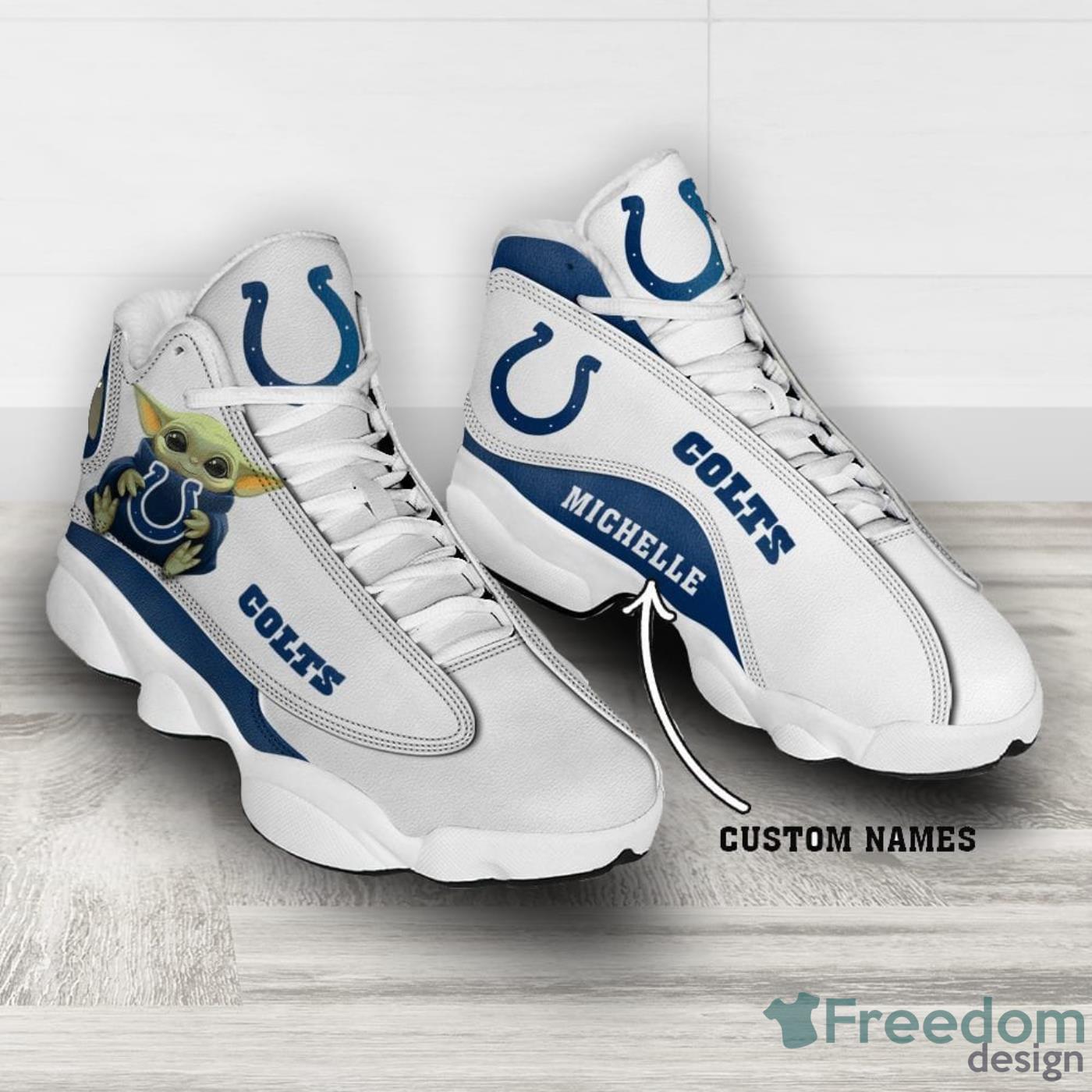 Indianapolis Colts Air Jordan 13 Sneaker Shoes