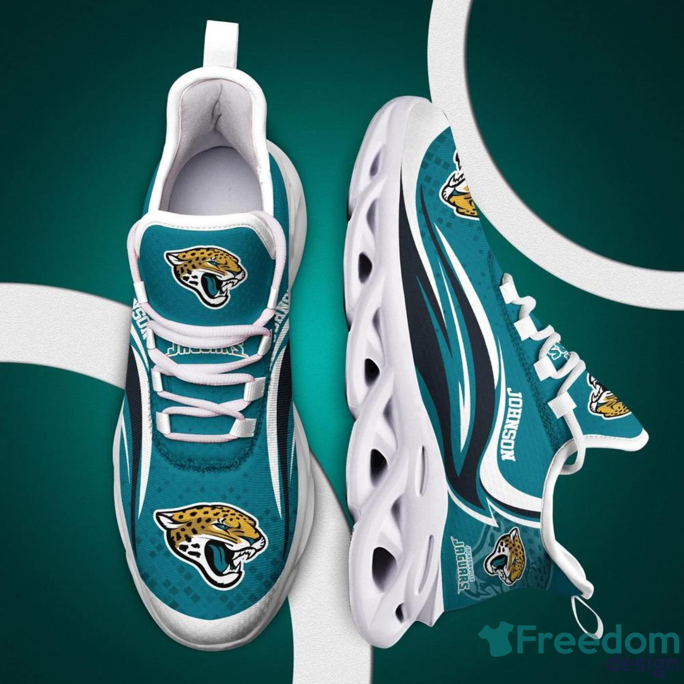 Jacksonville Jaguars Sneakers Shoes For Fans - Freedomdesign