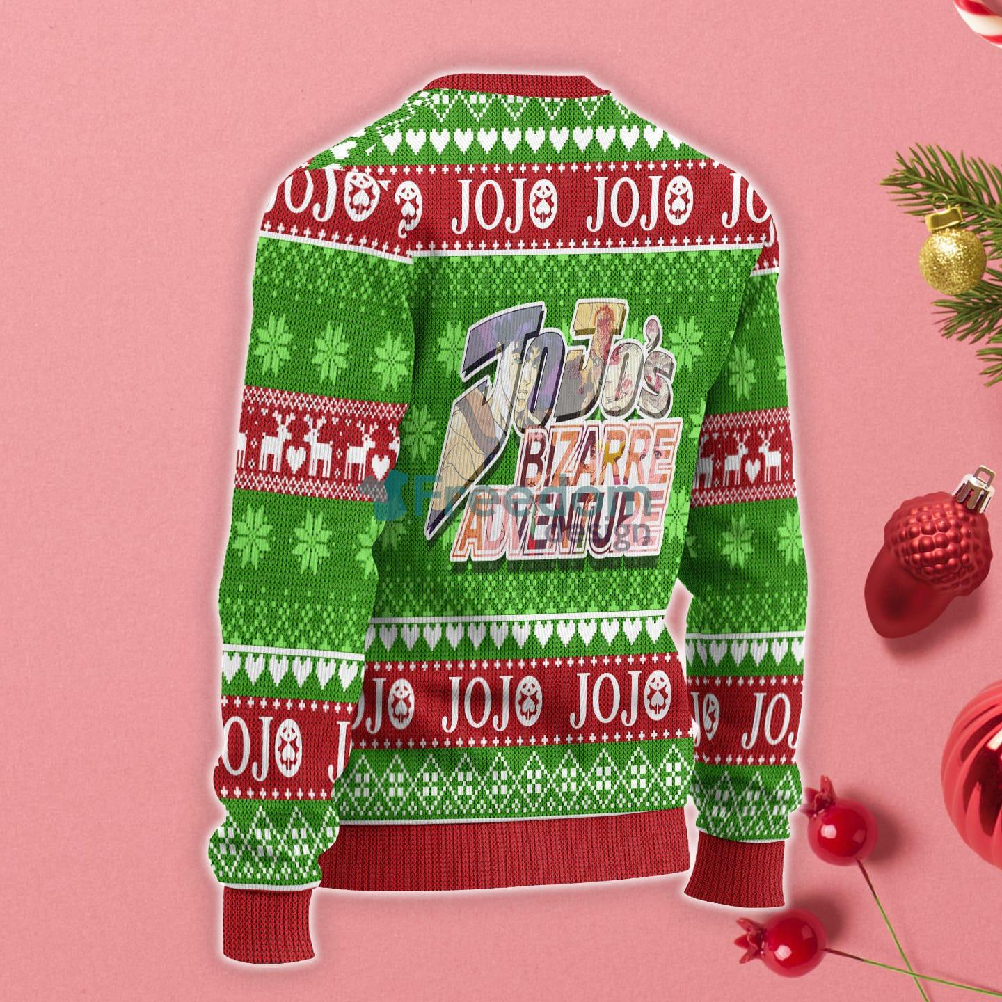 JoJos Bizarre Adventure Anime Christmas Gift Ugly Christmas Sweater Custom  - Freedomdesign