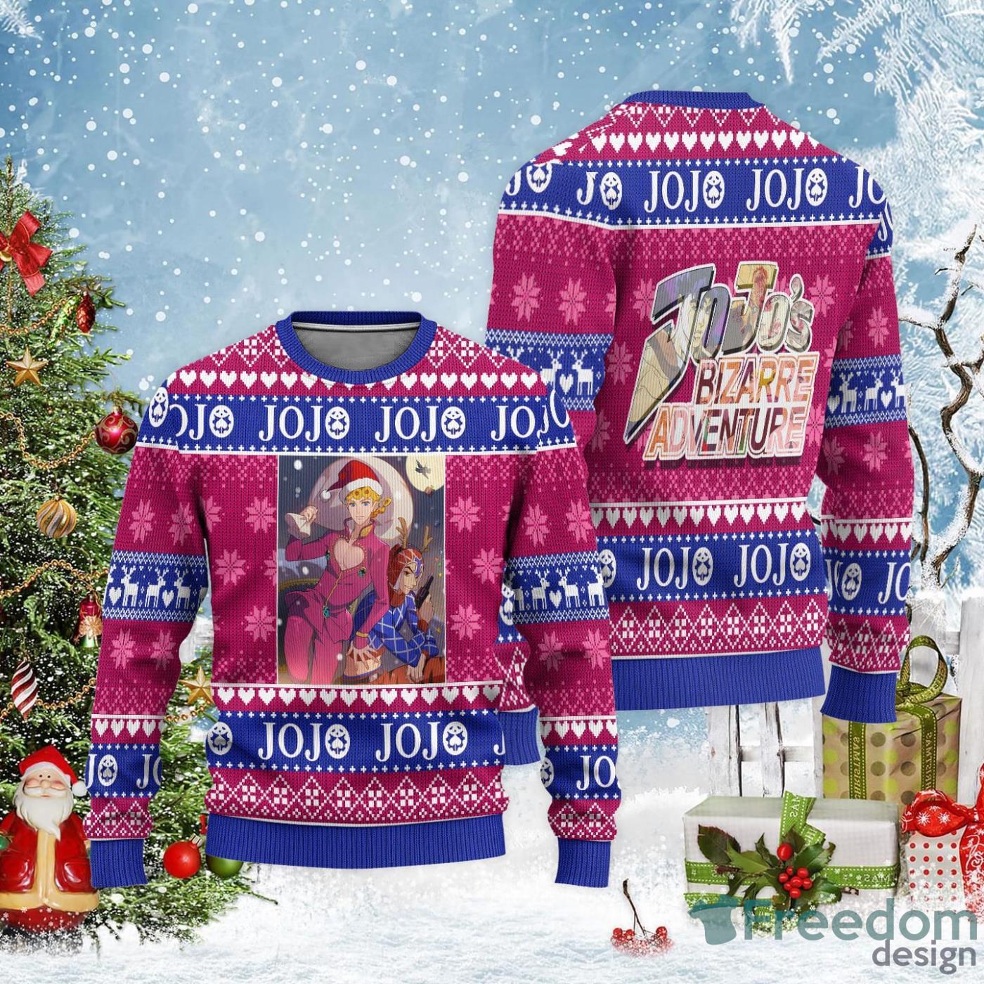 Jojo's bizarre discount adventure christmas sweater