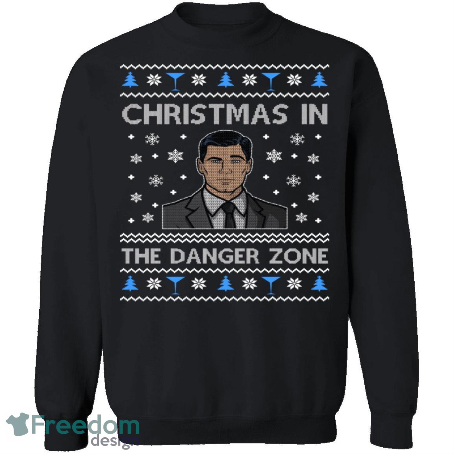 Knitting Pattern Ugly Christmas Sweatshirt In The Danger Zone - knitting-pattern-ugly-christmas-sweatshirt-in-the-danger-zone-1