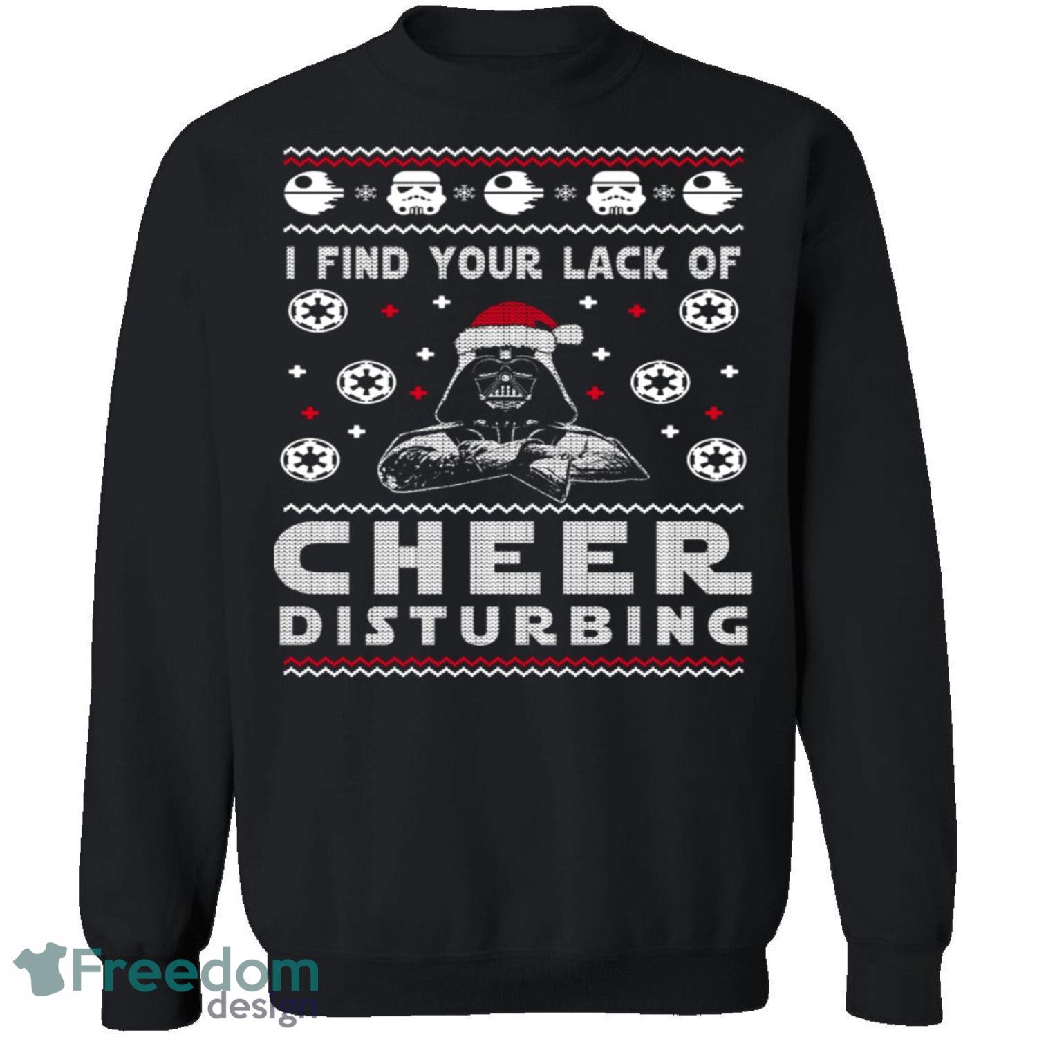 Lack Of Cheer Knitting Pattern Ugly Christmas Sweatshirt - lack-of-cheer-knitting-pattern-ugly-christmas-sweatshirt-1