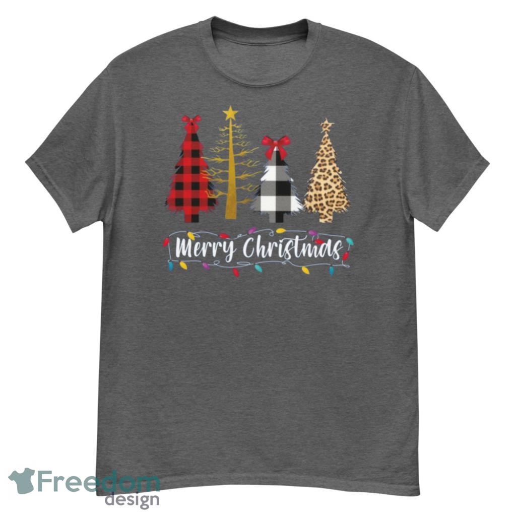 Ladies Christmas Tree Merry Christmas Shirts - G500 Men’s Classic T-Shirt-1