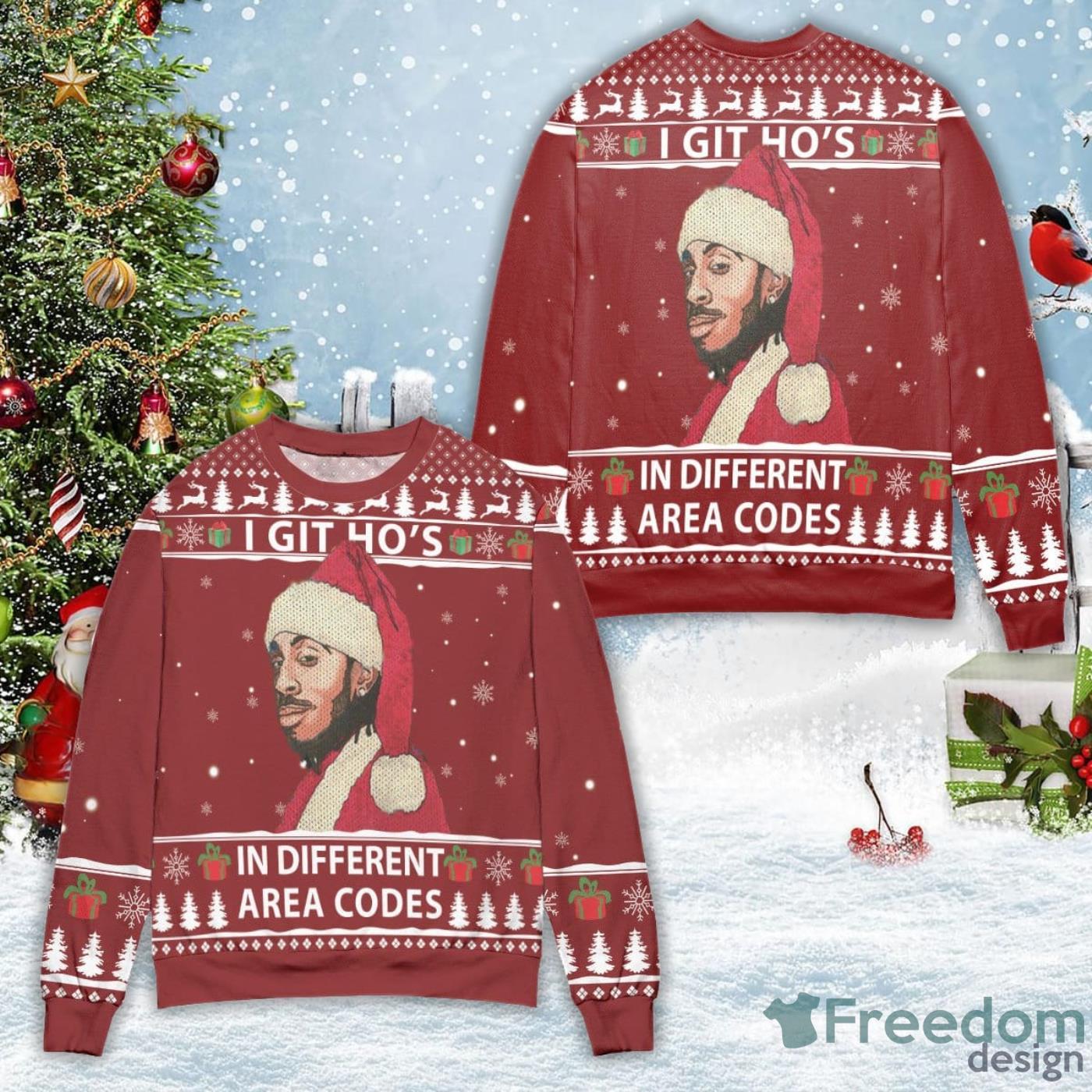 Crop Ugly Christmas Sweater - Freedomdesign