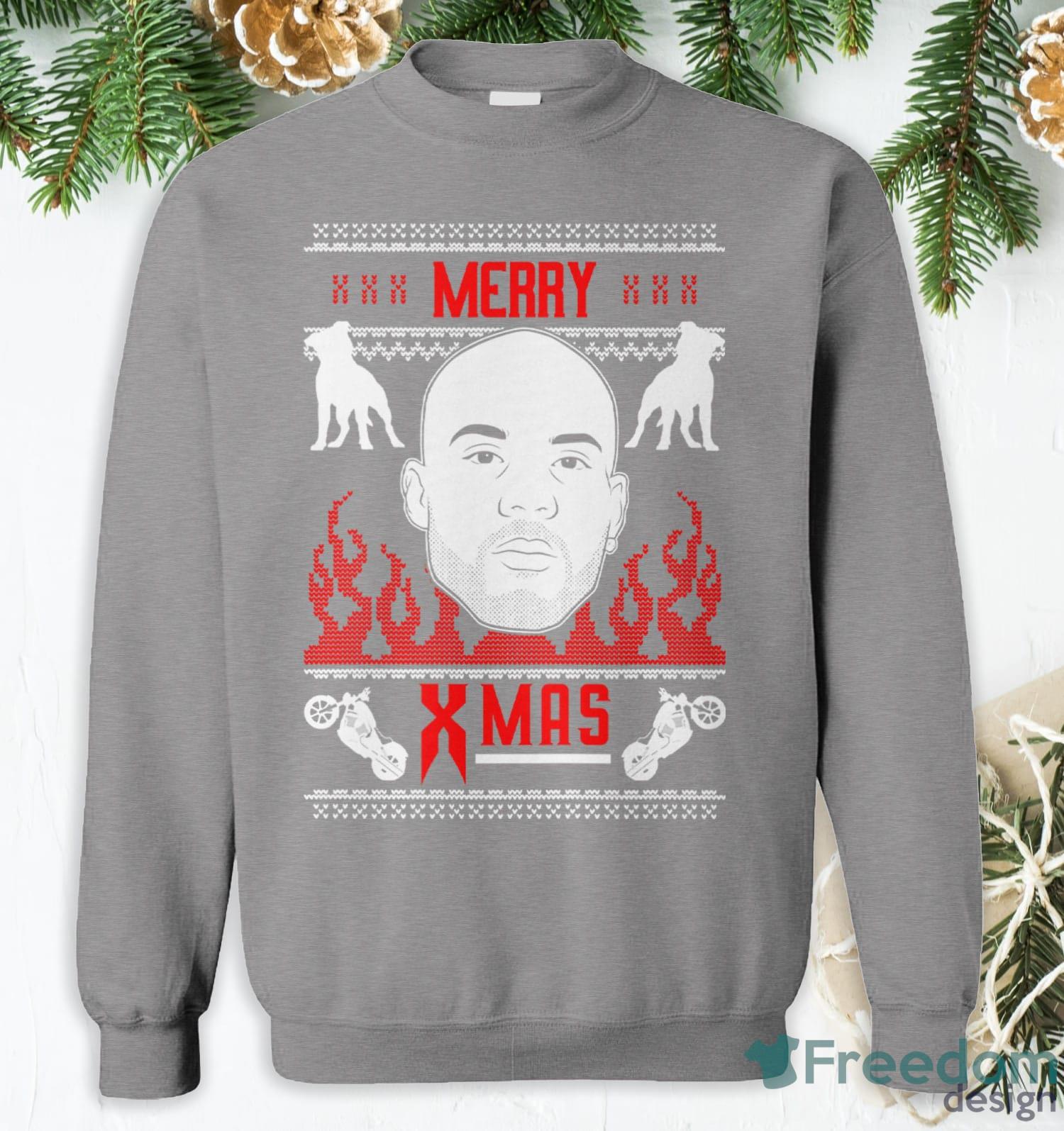 St Louis Blues Logo Wearing Santa Hat Trending Christmas Gift AOP Ugly  Christmas Sweater Men Women Winter Gift - Freedomdesign