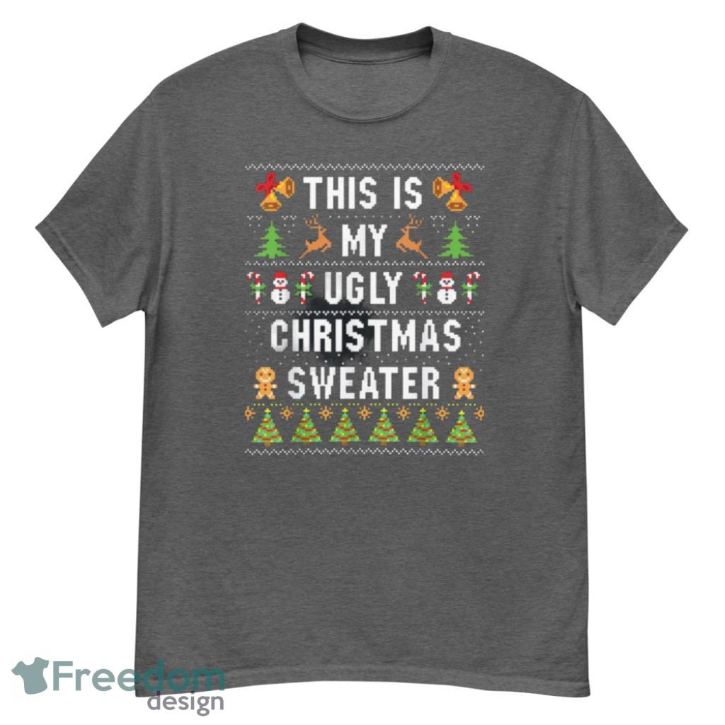 Merry Xmas This Is My Ugly Sweater Funny Christmas T-Shirt - G500 Men’s Classic T-Shirt-1