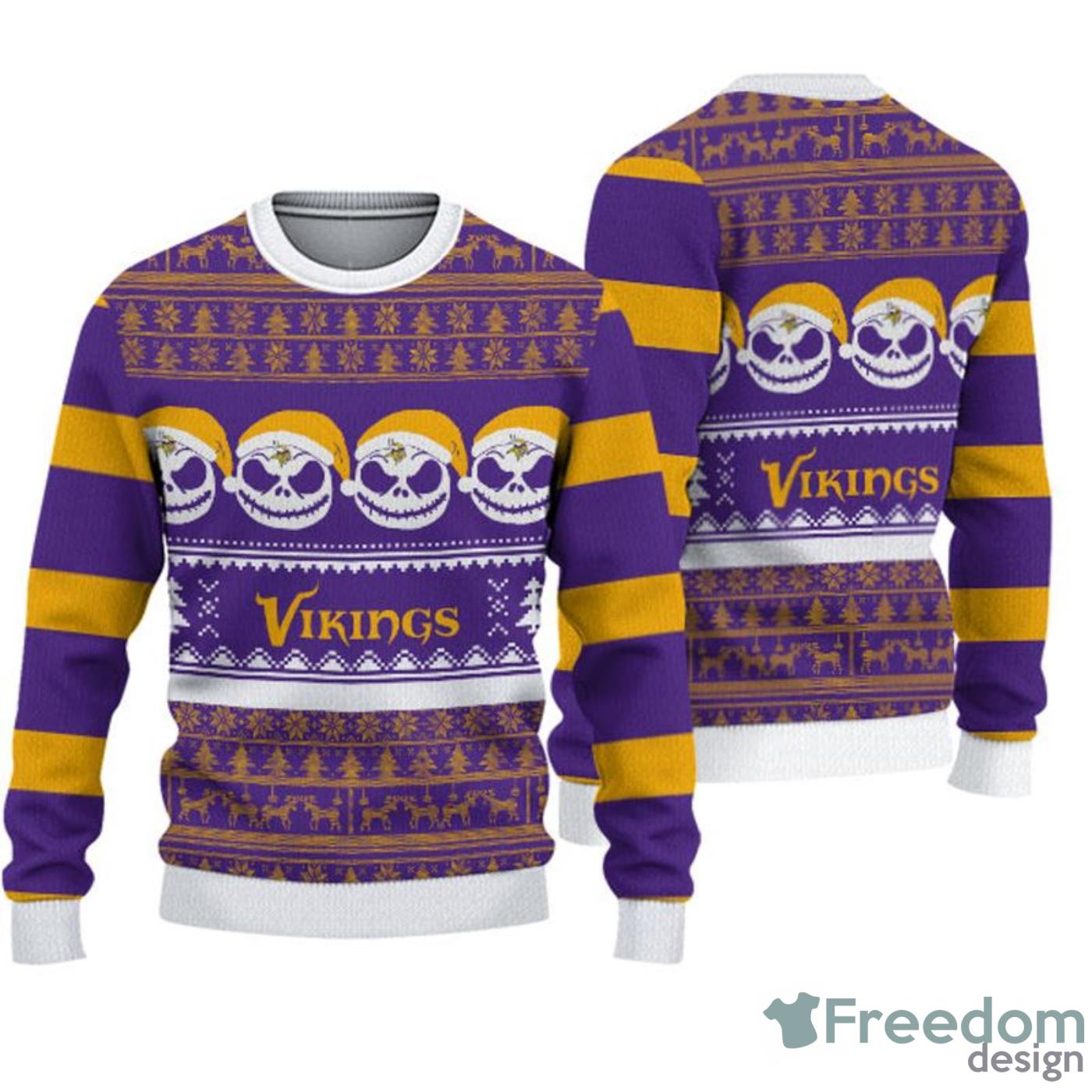 Minnesota Vikings Minion Christmas Ugly Sweater - Jomagift