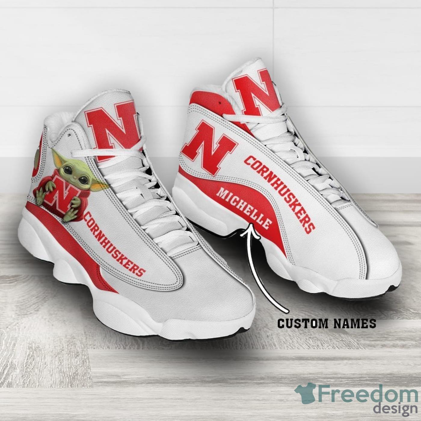 Nebraska Cornhuskers Custom Name Air Jordan 11 Shoes