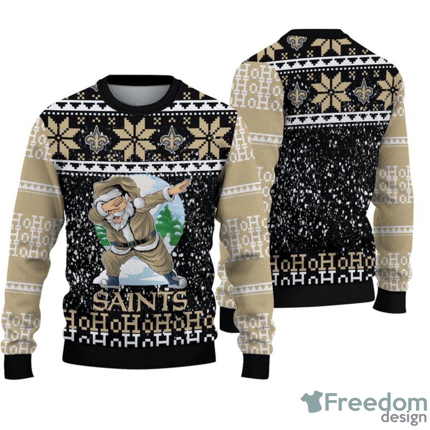 NFL Fans New Orleans Saints Snoopy Dog Logo Ugly Christmas Sweater For Men  And Women - Freedomdesign