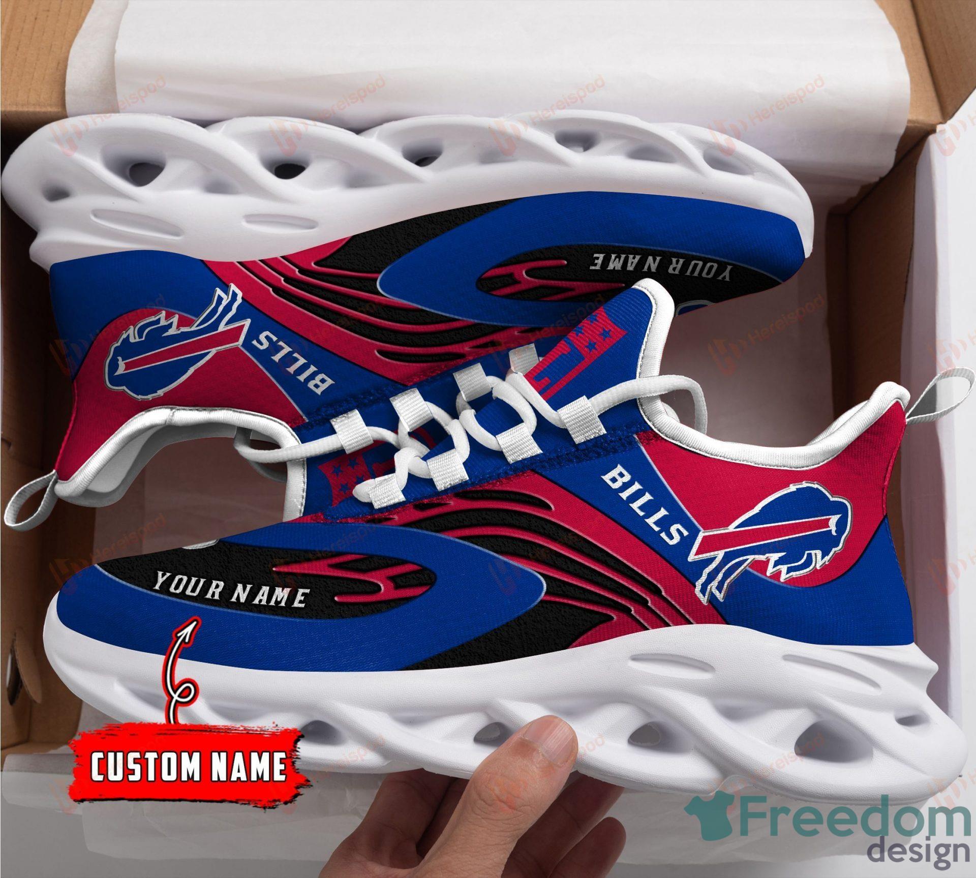 Buffalo Bills Logo NFL Sport Sneakers Design 1 Max Soul Shoes -  Freedomdesign