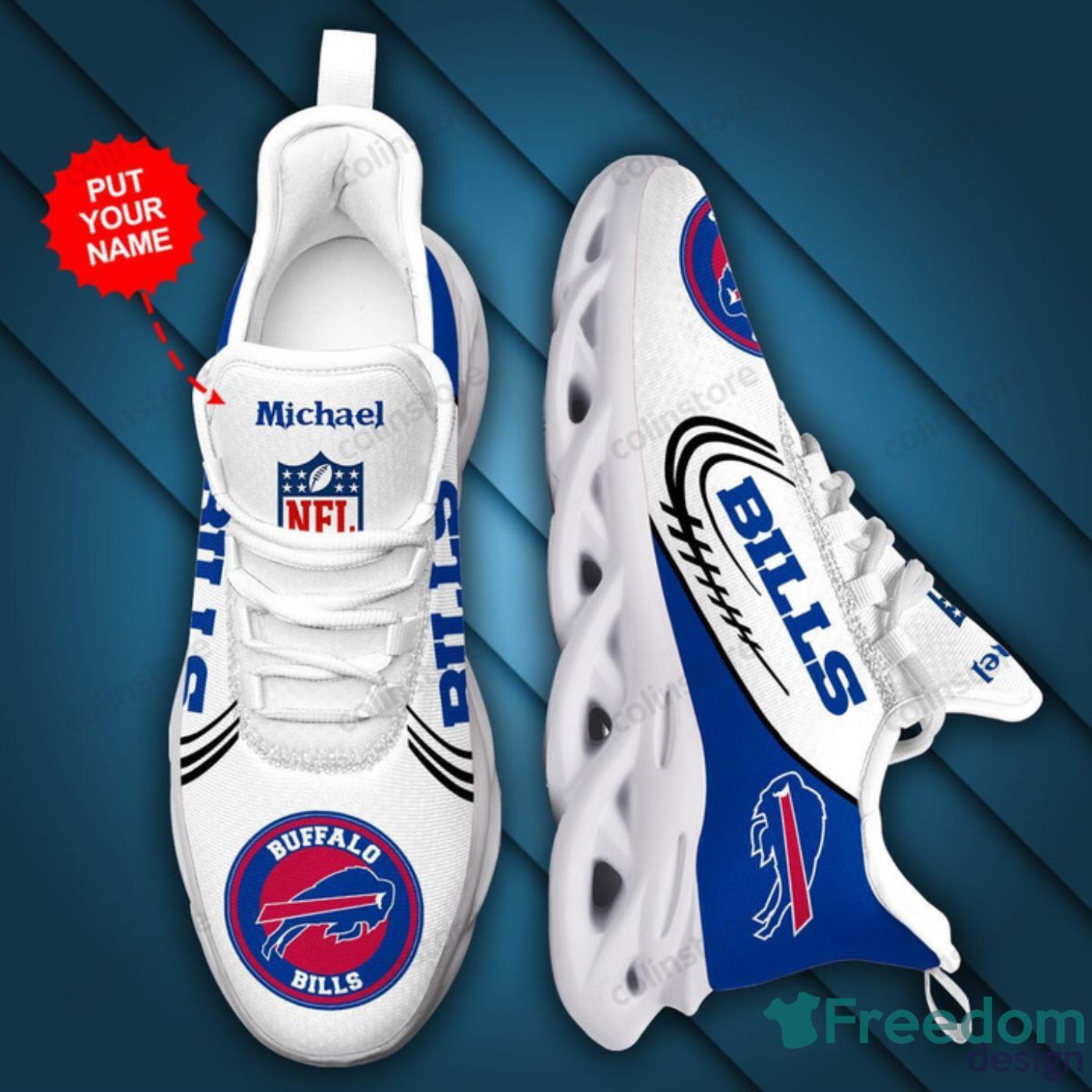 NFL Buffalo Bills Custom Name Red Blue Edition Max Soul Shoes Gift