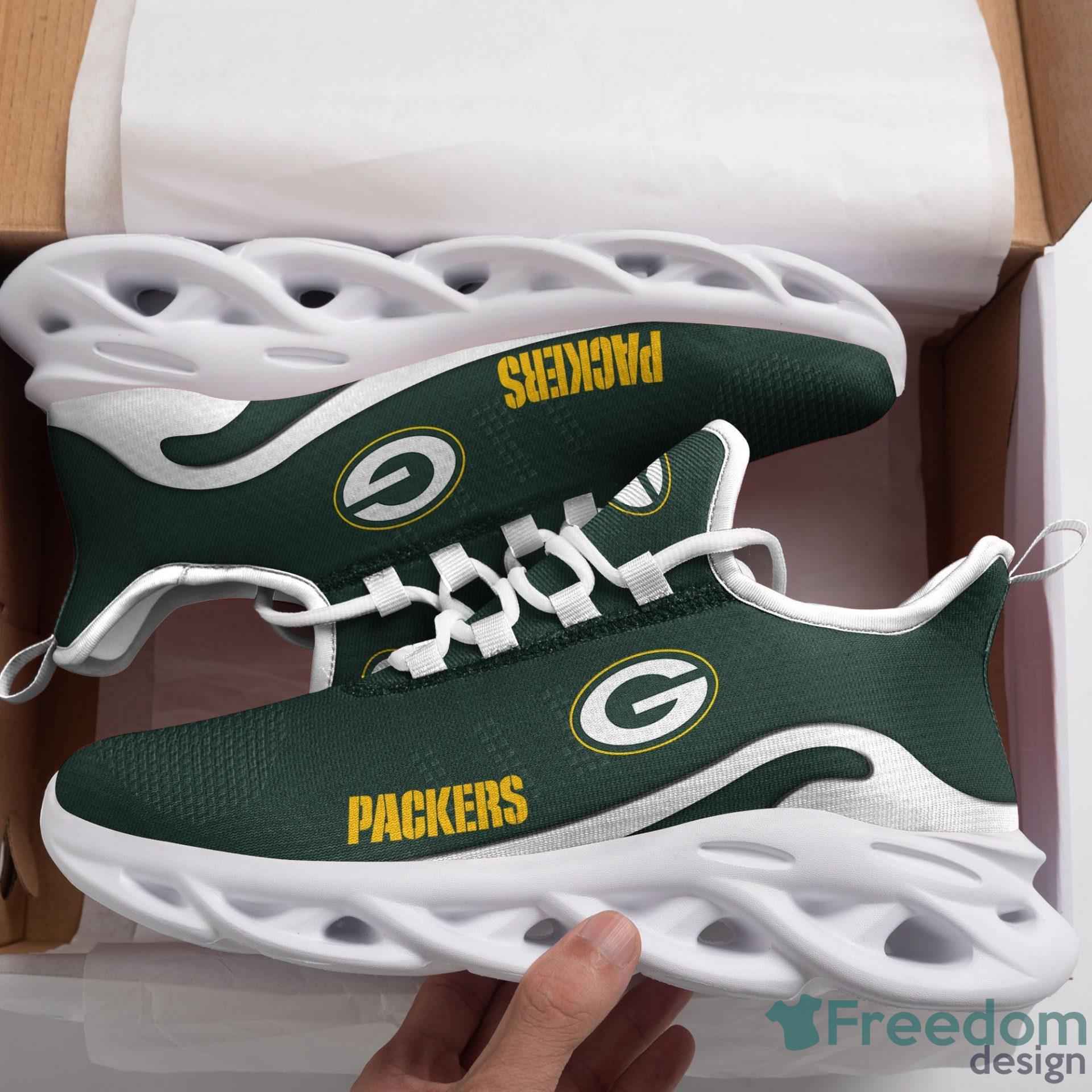 Green Bay Packers NFL Max Soul Shoes Gift For Sport's Fan - Freedomdesign