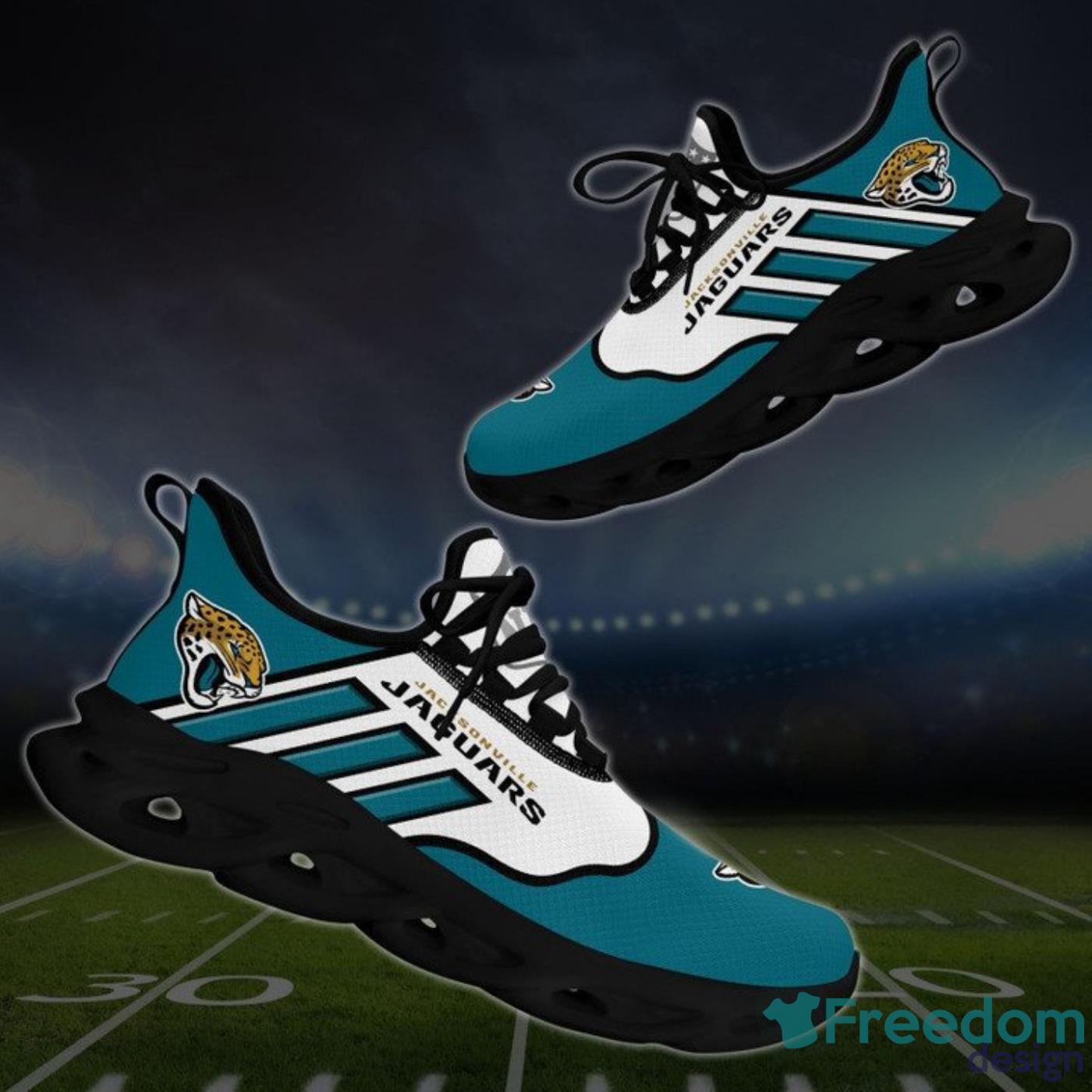 NFL Jacksonville Jaguars Teal White Max Soul Running Shoes - T-shirts Low  Price