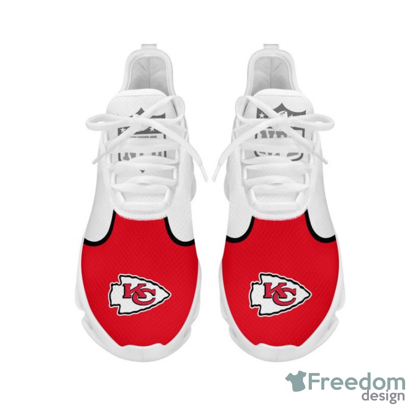 NFL Kansas City Chiefs Red White Max Soul Shoes Gift For Fans Sport