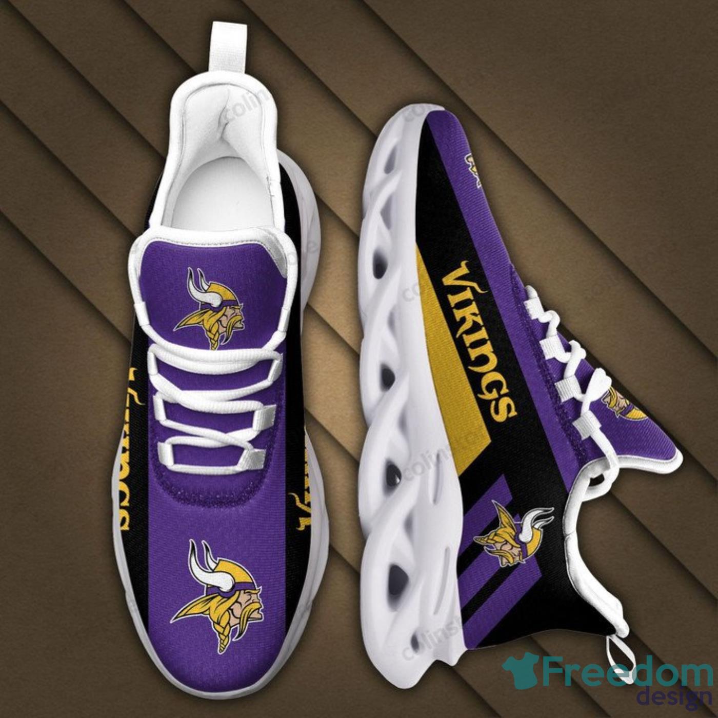 Minnesota Vikings NFL Max Soul Shoes Sport Shoes - Freedomdesign