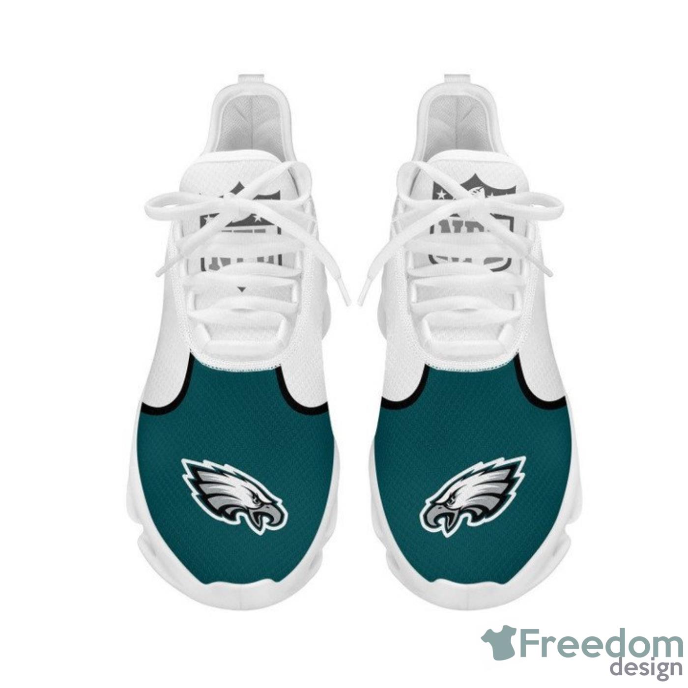 NFL Philadelphia Eagles Custom Name Green Black Max Soul Shoes Gift For  Fans Sport