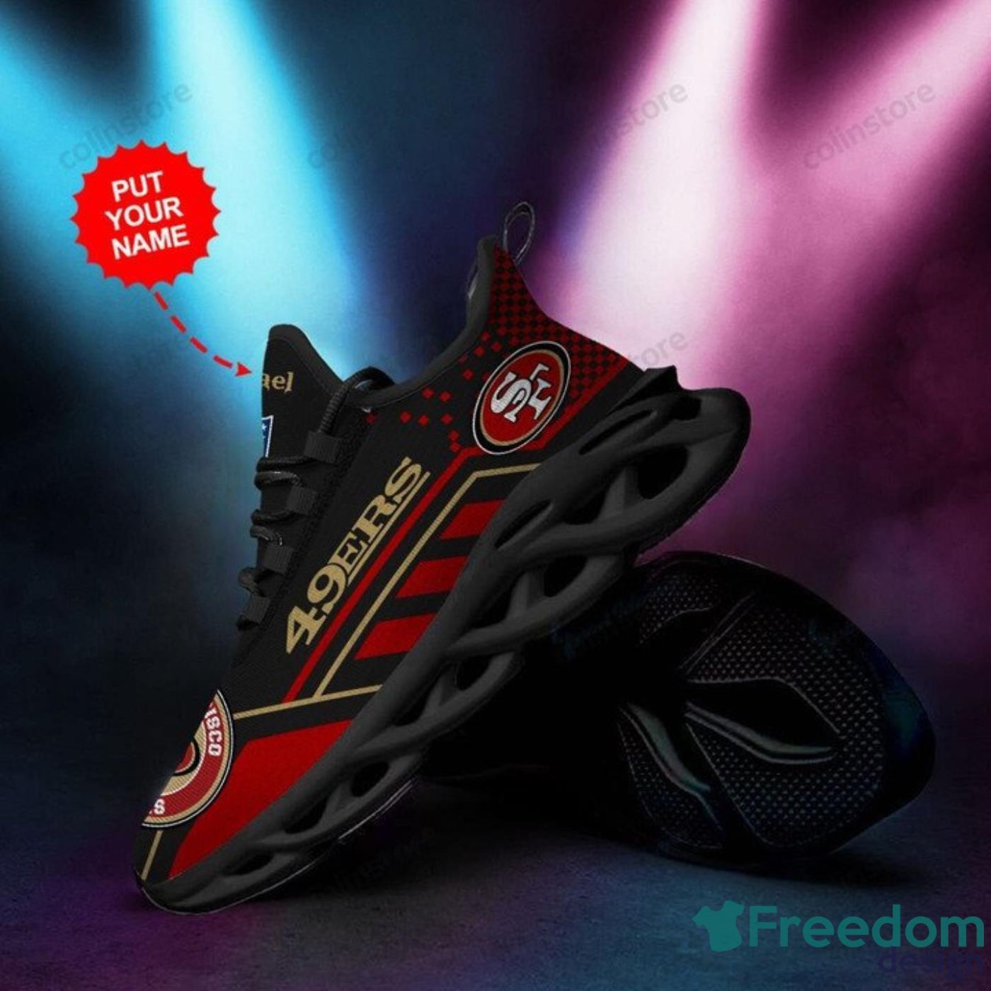 San Francisco 49ers NFL Clunky Max Soul Shoes Custom Name Unique Gift For  Fans - Freedomdesign