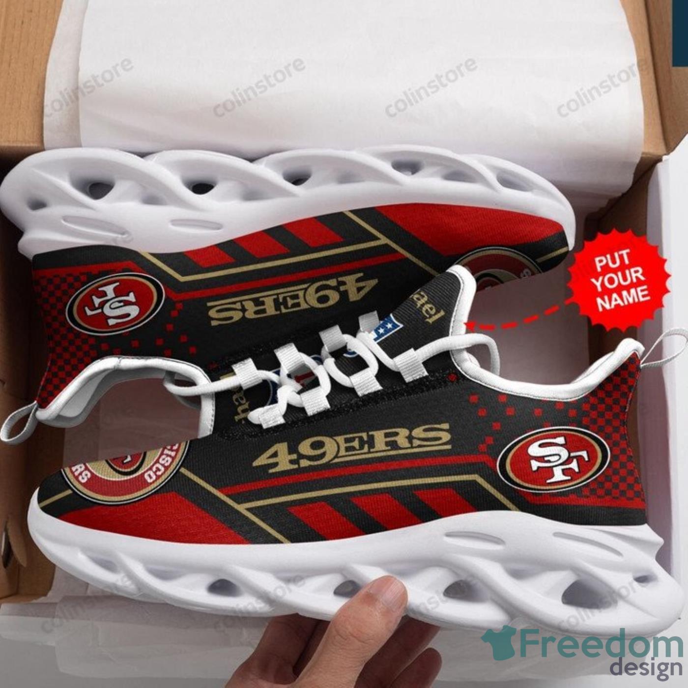 San Francisco 49ers NFL Custom Name And Number Baseball Jersey Shirt -  Freedomdesign