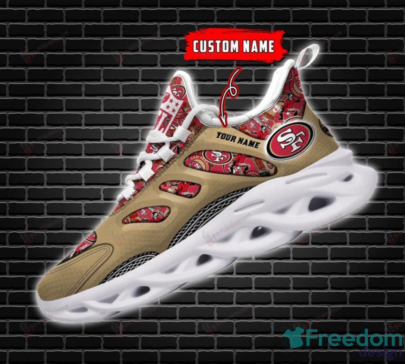 San Francisco 49ers NFL Clunky Max Soul Shoes Custom Name Unique Gift For  Fans - Freedomdesign