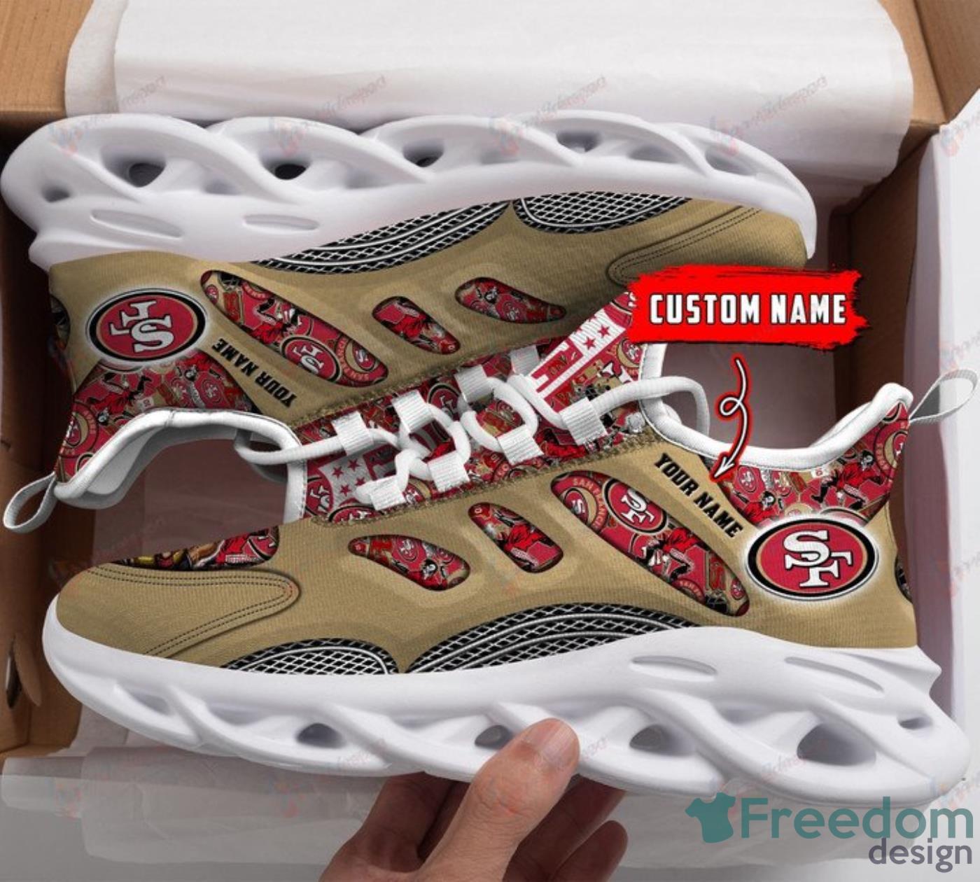 San Francisco 49ers NFL Clunky Max Soul Shoes Custom Name Best Gift For Men  And Women Fans - Freedomdesign