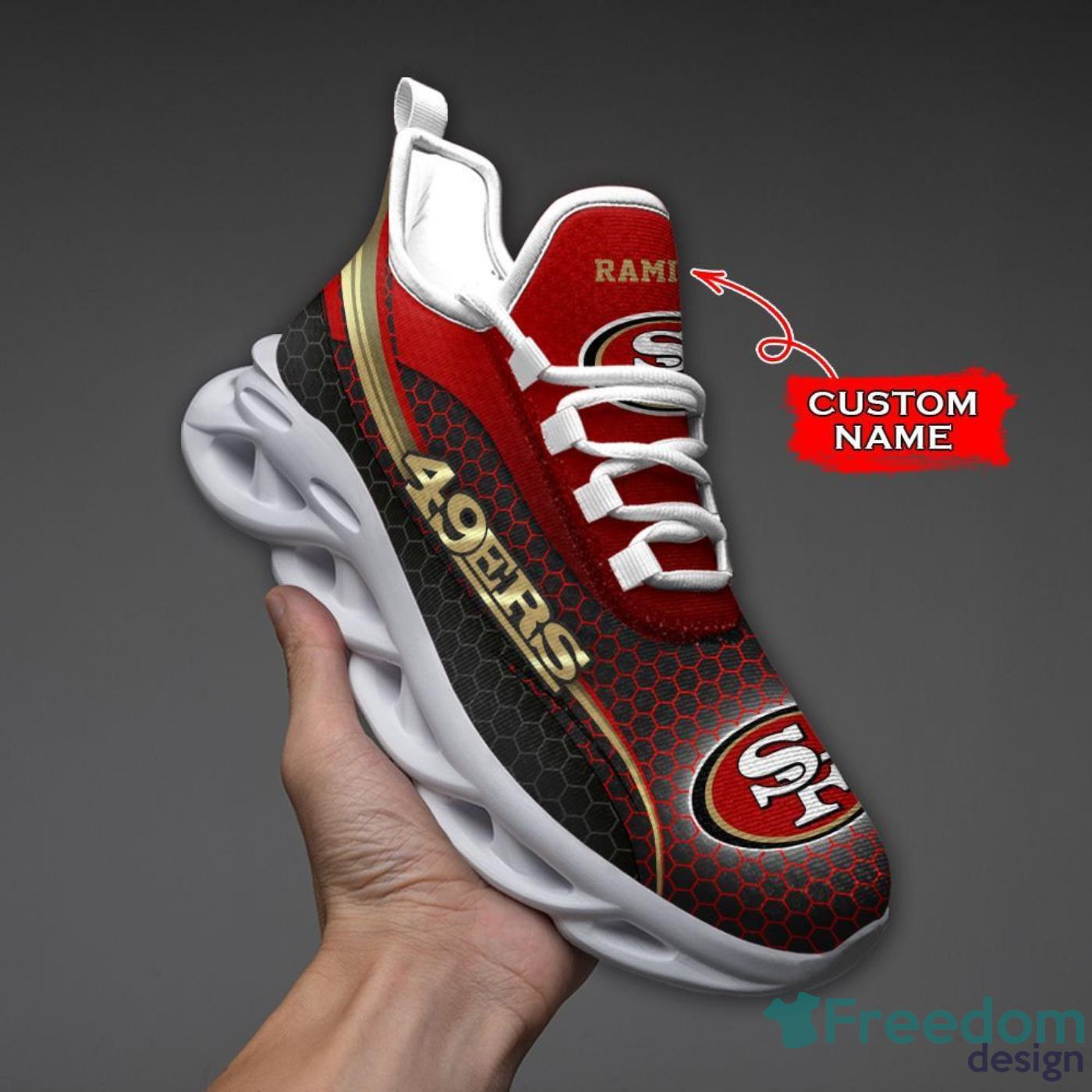 San Francisco 49ers Black Mix Red Max Soul Shoes