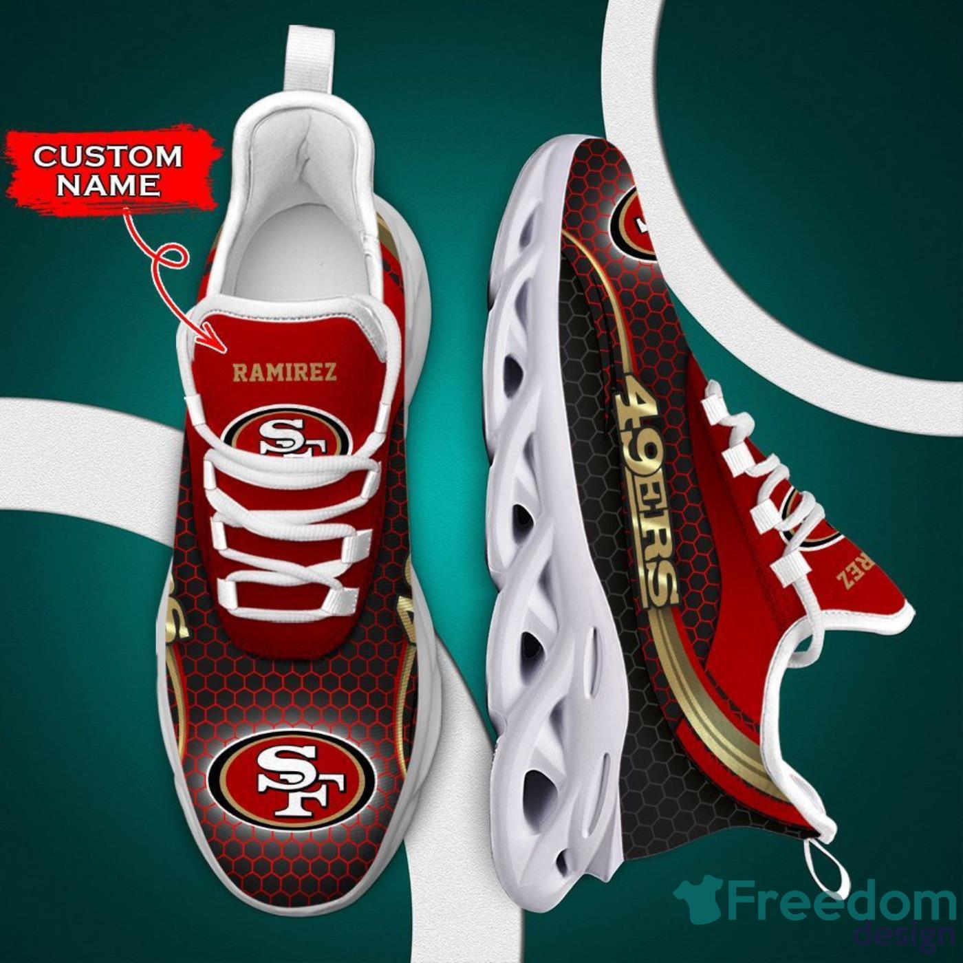 San Francisco 49ers Design Max Soul Shoes For Men And Women - Banantees