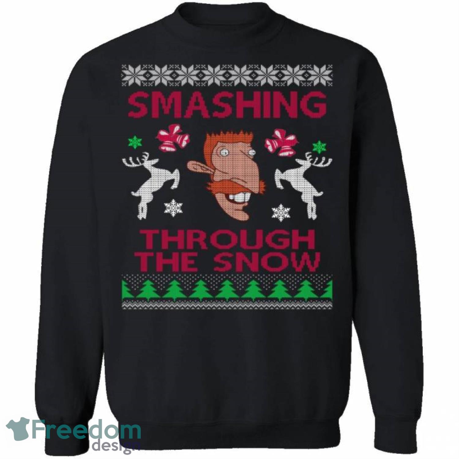 Nigel Thornberry Knitting Pattern Ugly Christmas Sweatshirt - nigel-thornberry-knitting-pattern-ugly-christmas-sweatshirt-1