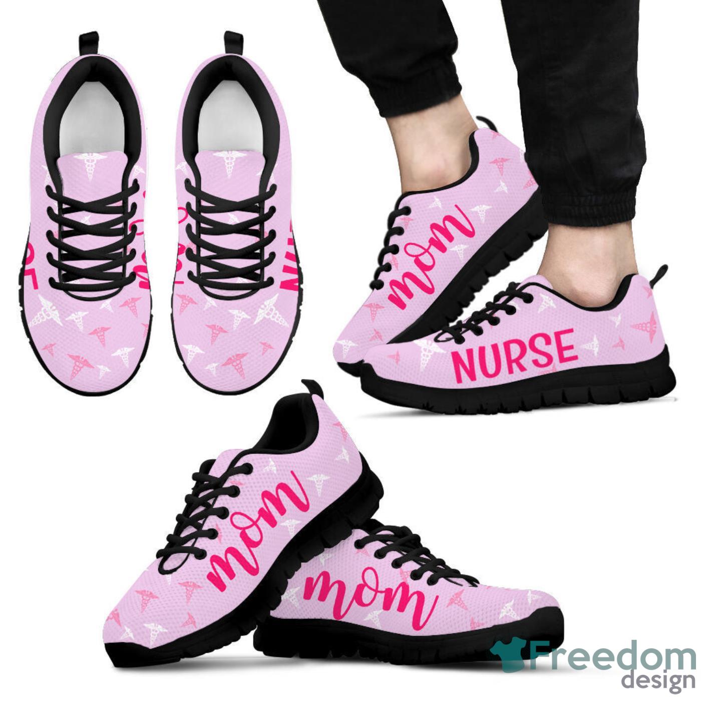 Nurse Mom Pink Sneaker Shoes Gift For Mom Product Photo 2