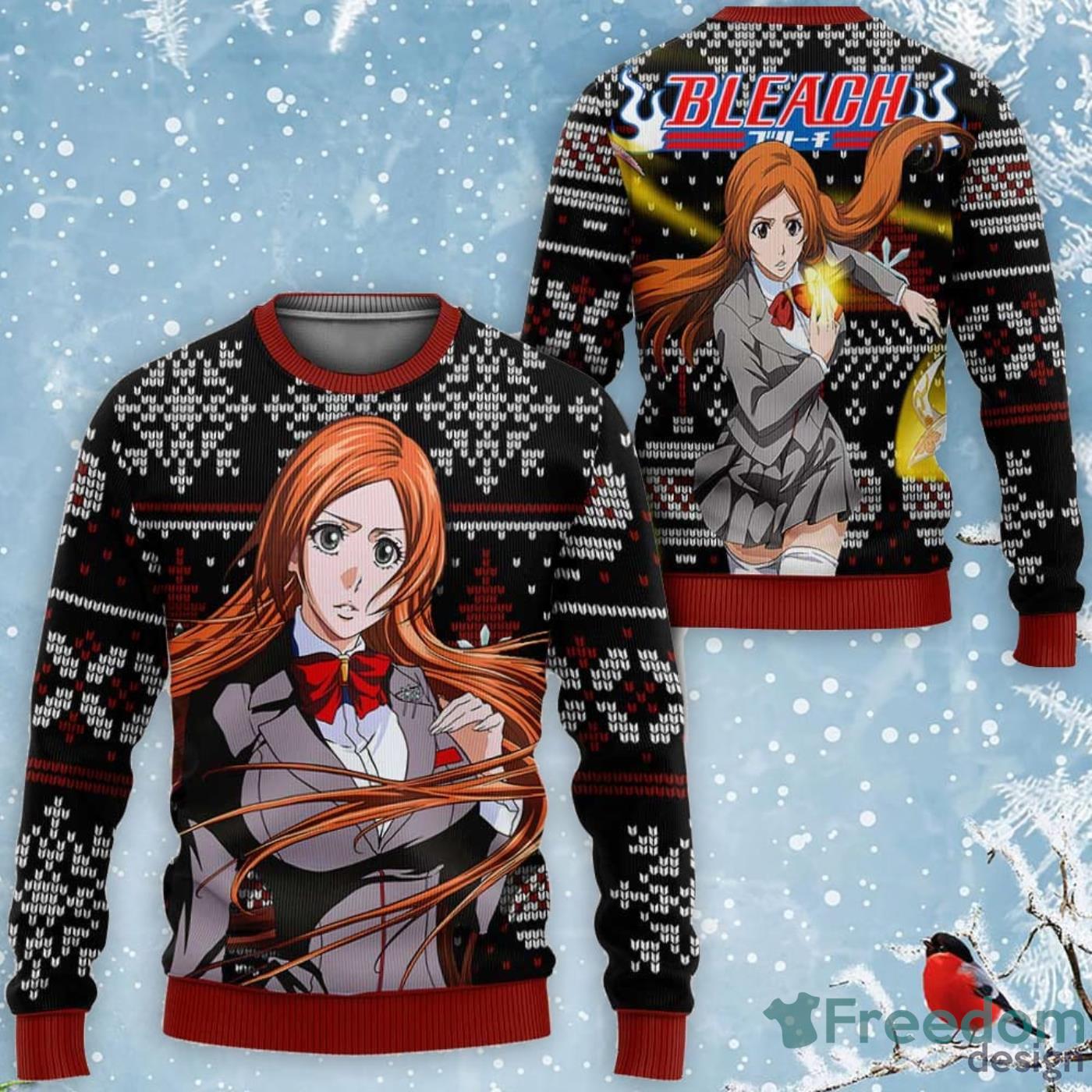 bleach anime christmas sweater