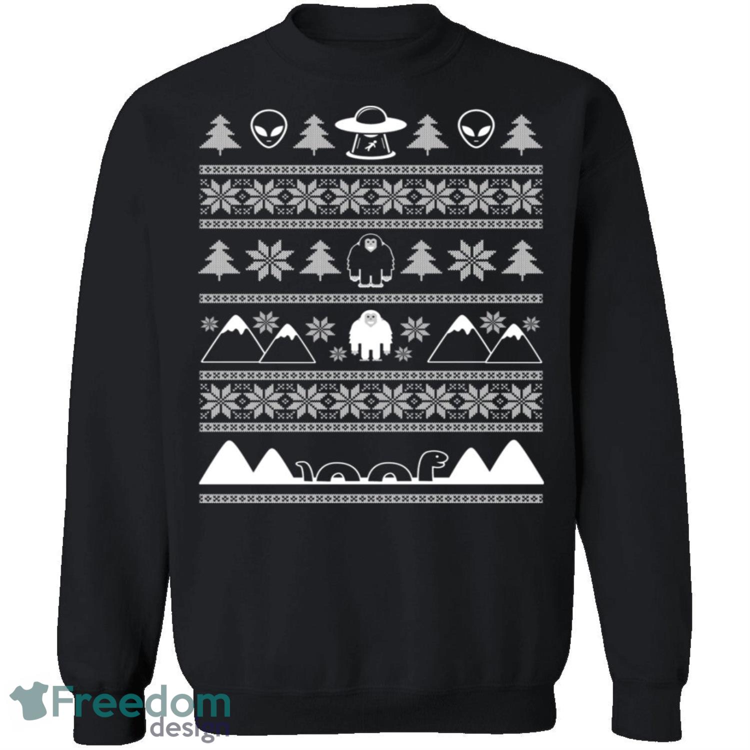 Paranormal Knitting Pattern Ugly Christmas Sweatshirt - paranormal-knitting-pattern-ugly-christmas-sweatshirt-1