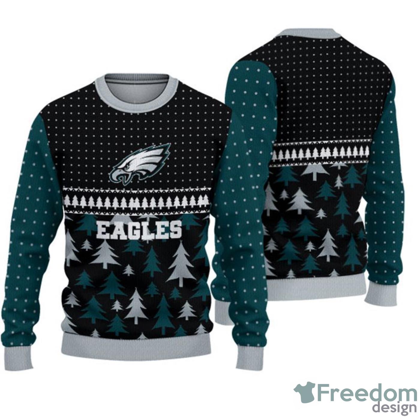 Phi NFL Ugly Christmas Sweater Sport Grey / 3XL