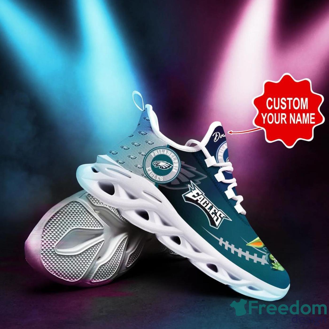 Philadelphia Eagles Sneakers Shoes For Fans - Freedomdesign