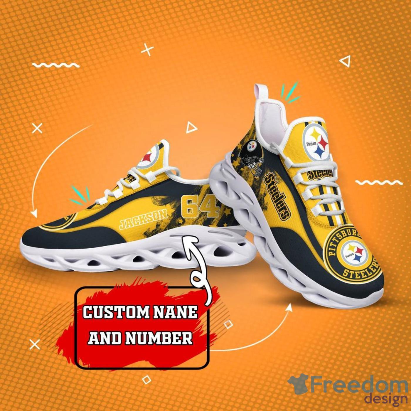 Pittsburgh Steelers NFL Limited Max Soul Shoes Running Sneakers